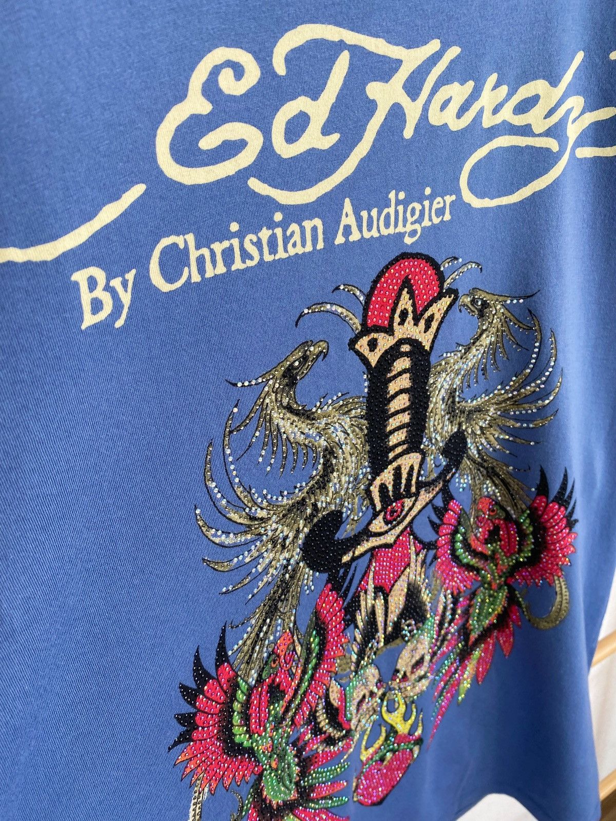 Ed Hardy Ed Hardy Dagger Birds t-shirt made in USA Size US L / EU 52-54 / 3 - 16 Thumbnail