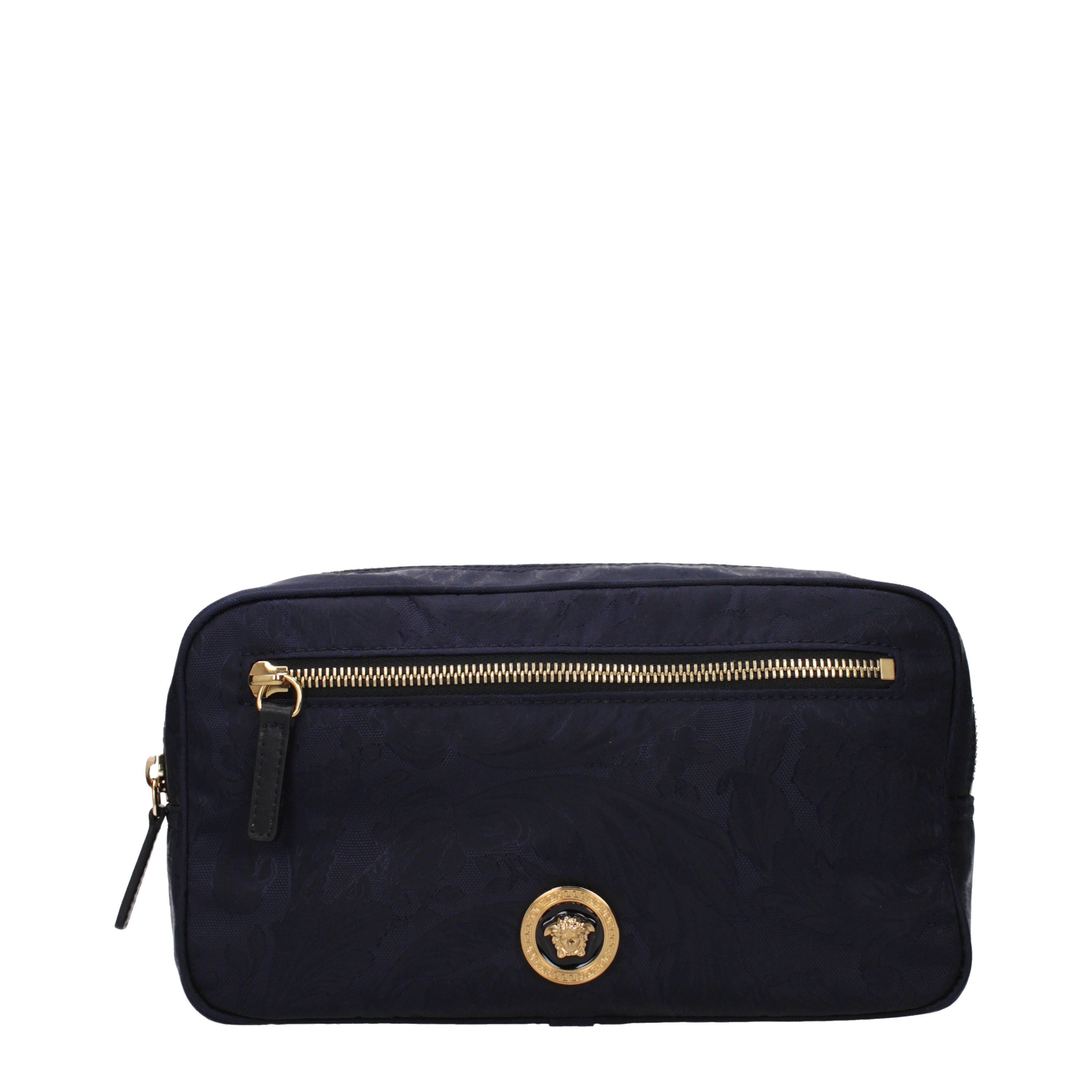 Versace Versace Backpacks and Bumbags Men Fabric Blue/Blue Navy Size ONE SIZE - 1 Thumbnail