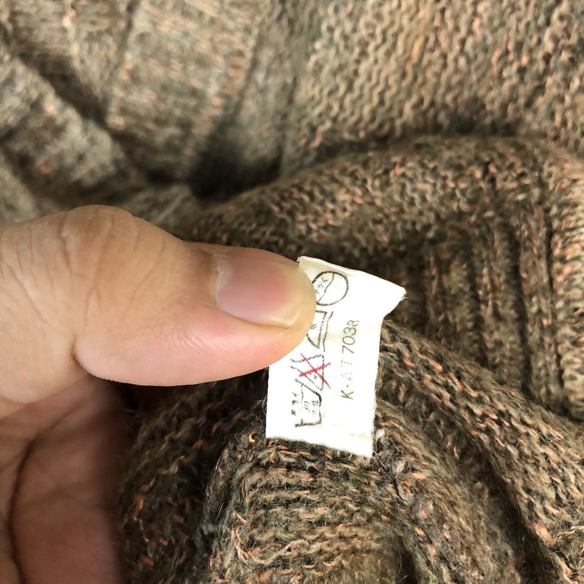 Vintage Original Knit mohair fur vintage jpn cardigan Knitwear #A420 Size US M / EU 48-50 / 2 - 11 Thumbnail