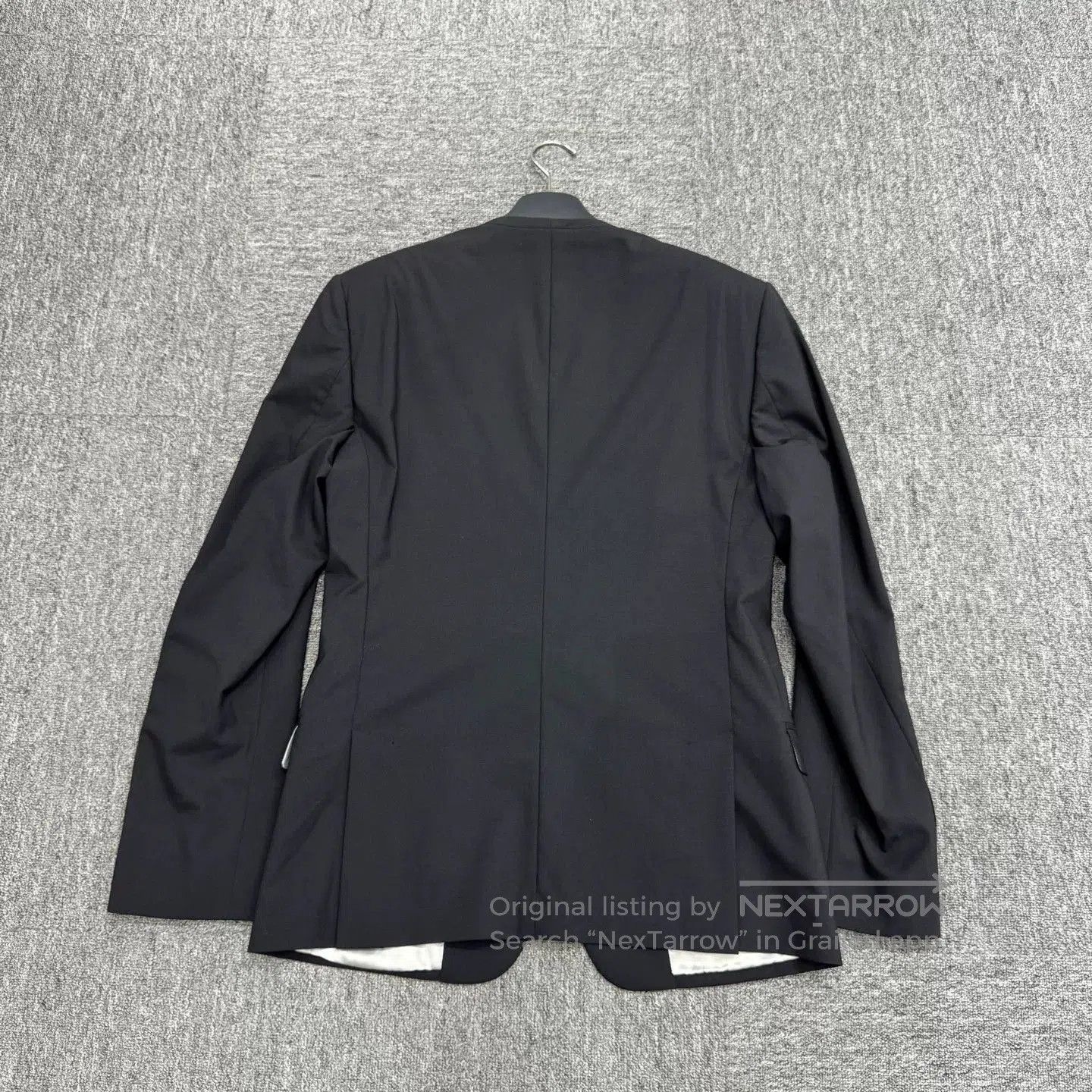 Dolce & Gabbana DG Collarless Padded Shoulder Blazer. Size US M / EU 48-50 / 2 - 5 Thumbnail
