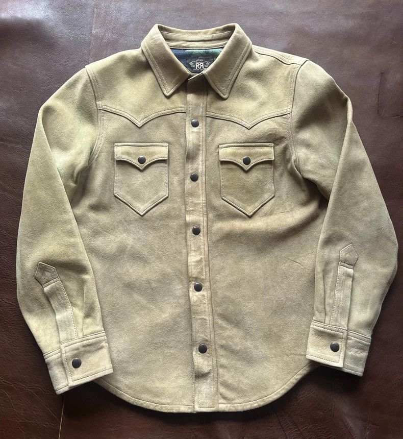 RRL Ralph Lauren RRL Ralph Lauren Leather shirt, western leather jacket, ve Size US S / EU 44-46 / 1 - 1 Thumbnail