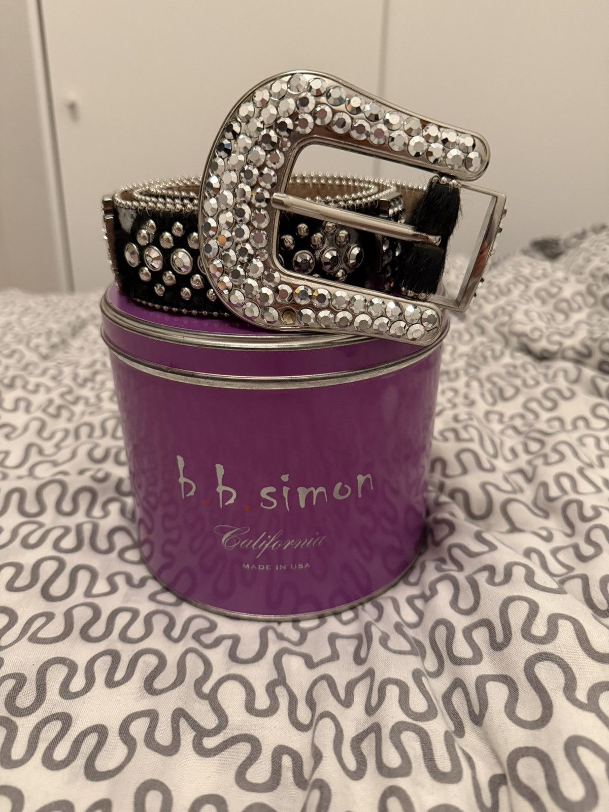 B.B. Simon B.B Simon Zafirah Chrome belt Size 34 - 1 Thumbnail