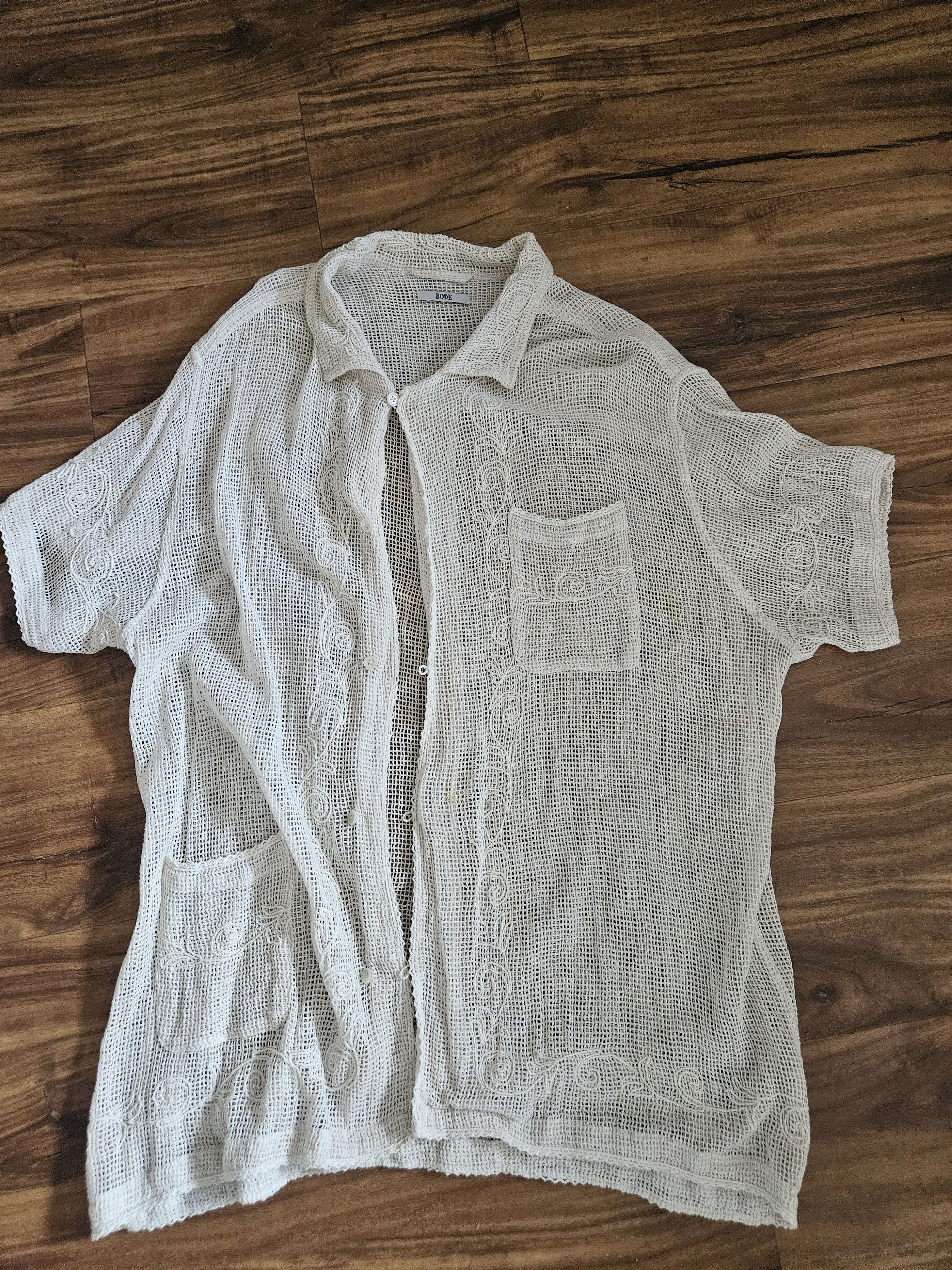 Bode Bode crochet shirt Size US M / EU 48-50 / 2 - 1 Thumbnail