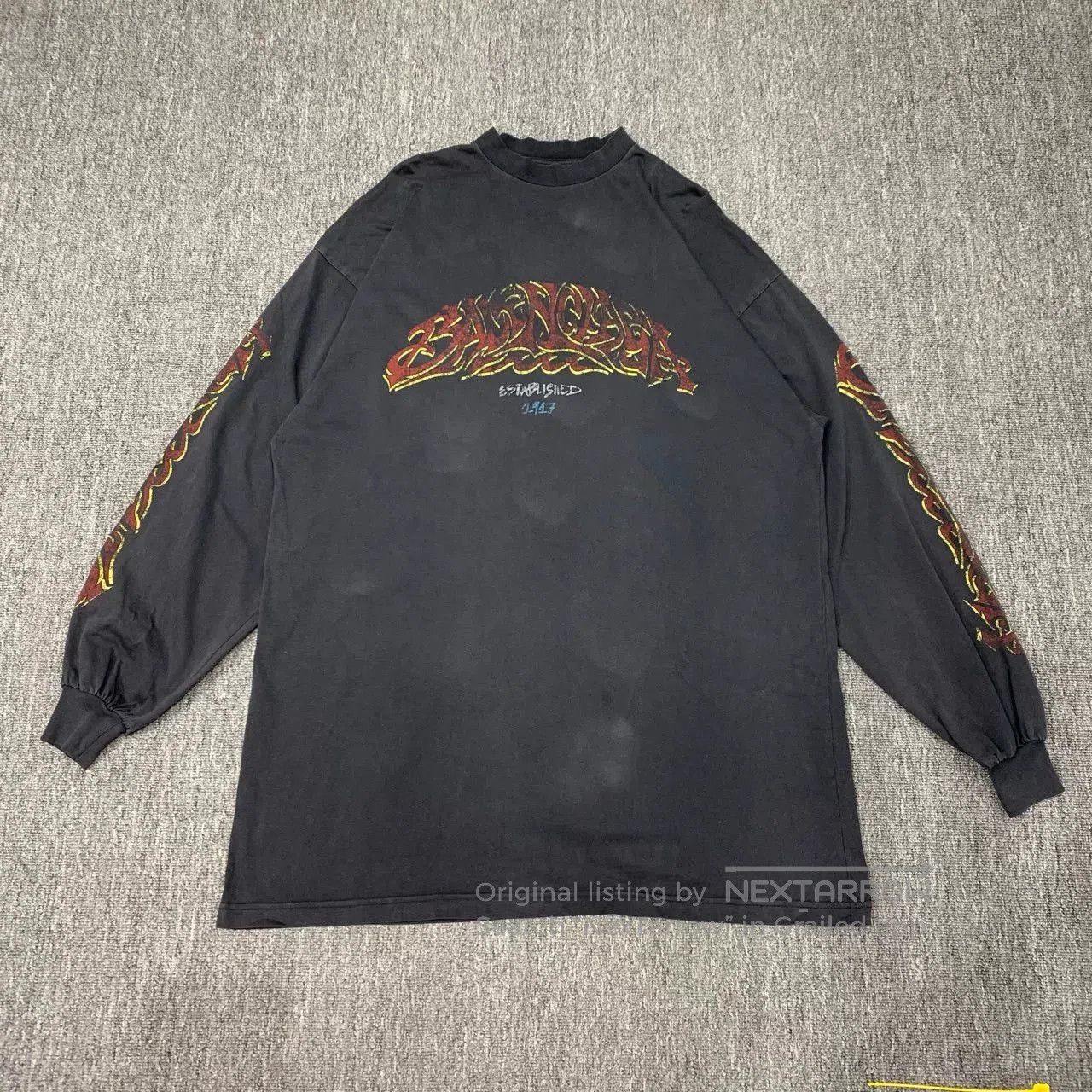 Balenciaga Balenciaga Flame Disaster Sweatshirt. Size US XS / EU 42 / 0 - 1 Thumbnail