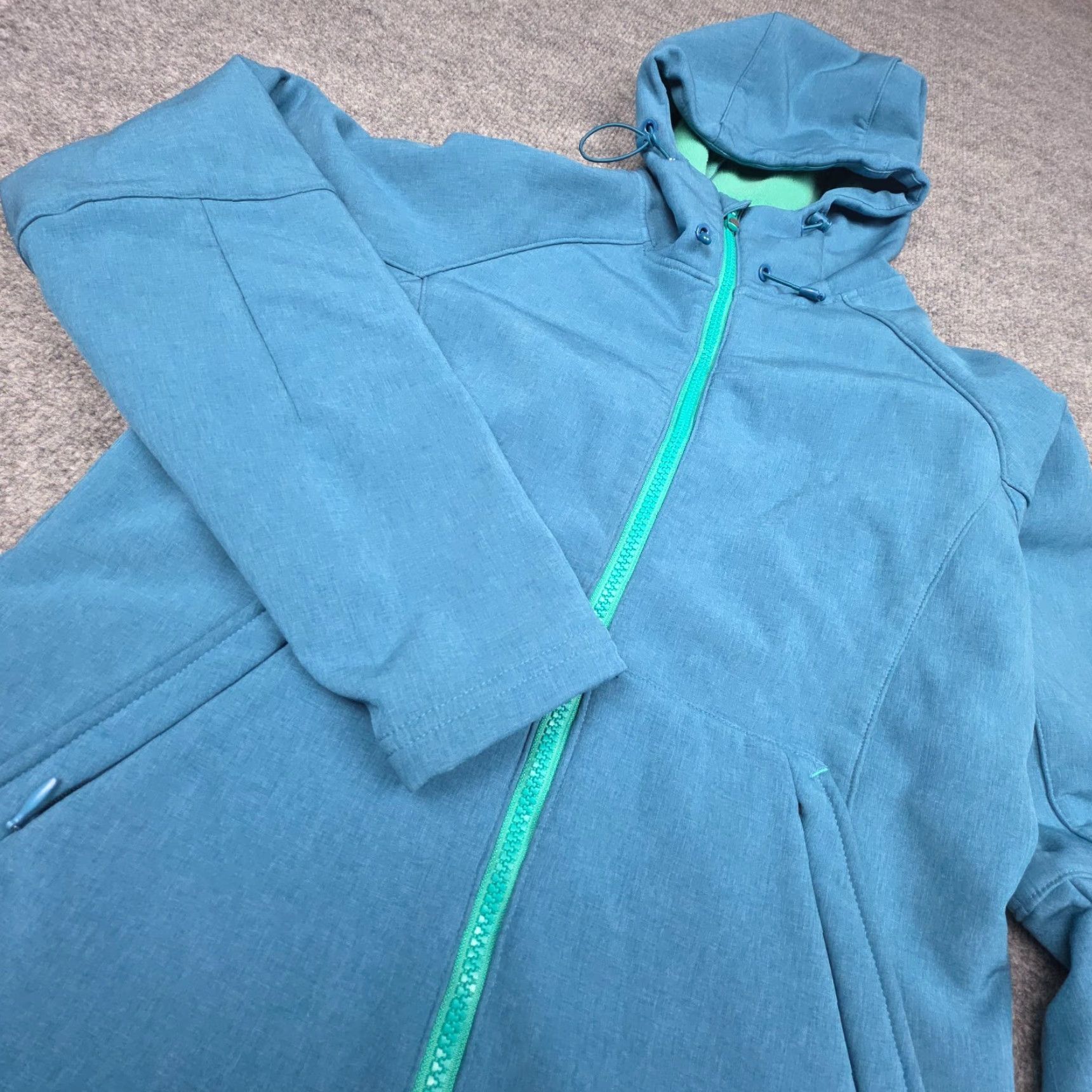 Vintage SIMMS Katafront Jacket Women's Small Blue Full Zip Pockets Hooded Lined Patch Mark Size S / US 4 / IT 40 - 2 Thumbnail