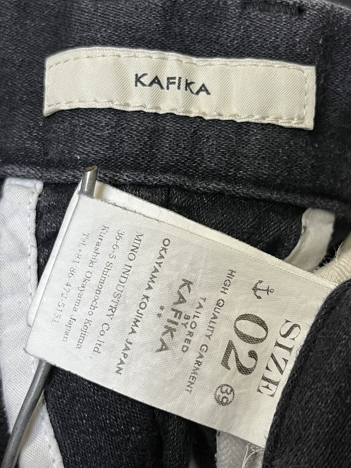 Japanese Brand Japanese KAFIKA okayama kojima japan slim fit casual pants Size US 31 - 19 Thumbnail