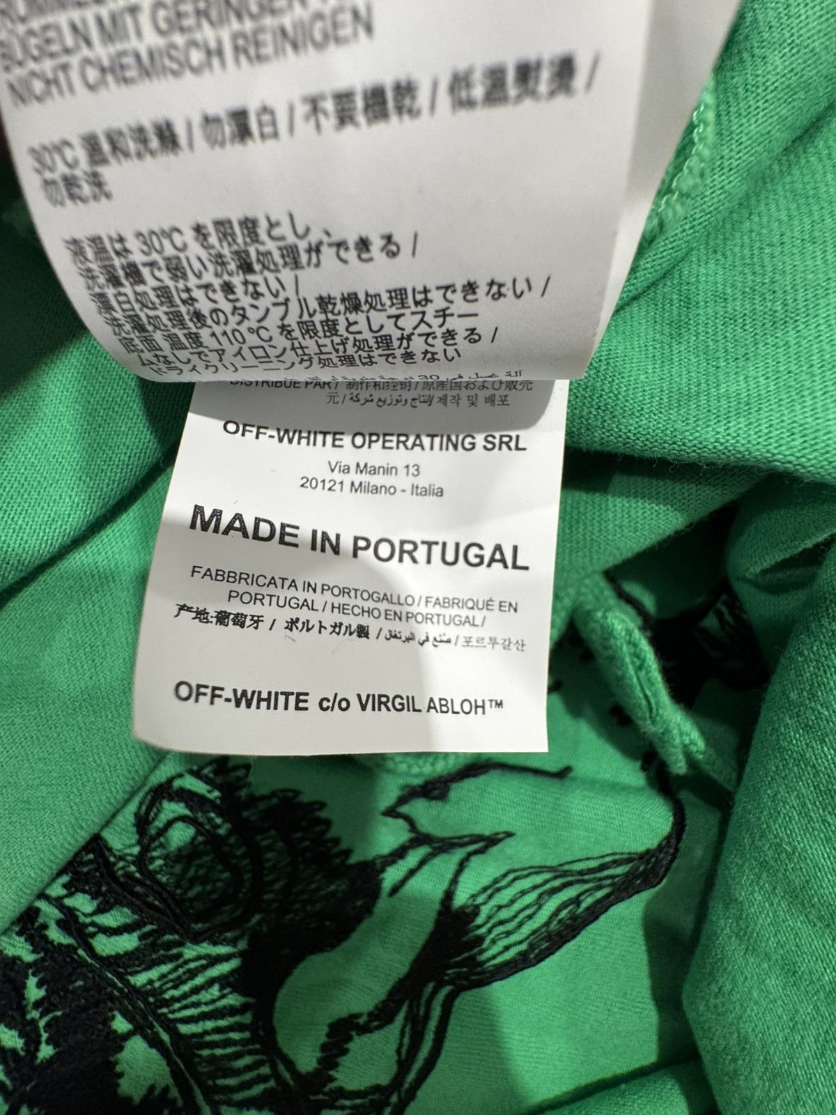 Off-White OFF-WHITE PUBLIC TELEVISION LONG SLEEVE Size US M / EU 48-50 / 2 - 10 Thumbnail