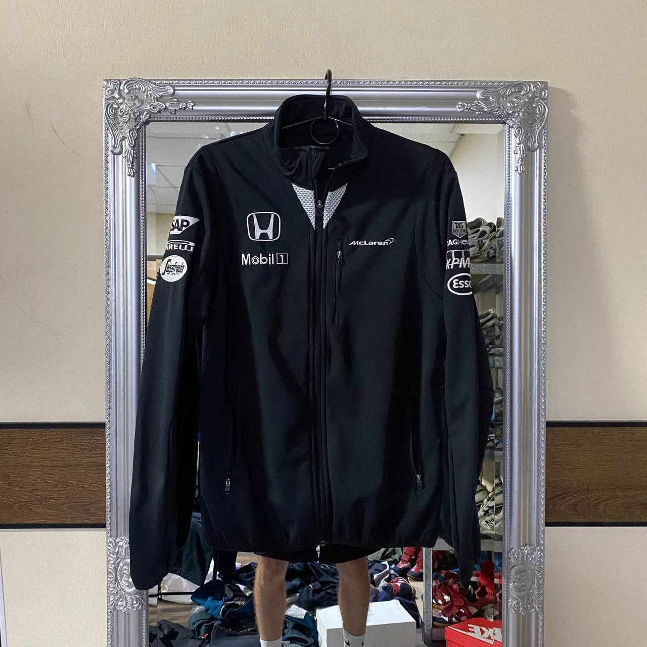Honda HONDA 🥷🏿 L 🥷🏿 MCLAREN FIRELLI NASCAR JACKET RACING MOTO Size US L / EU 52-54 / 3 - 1 Thumbnail