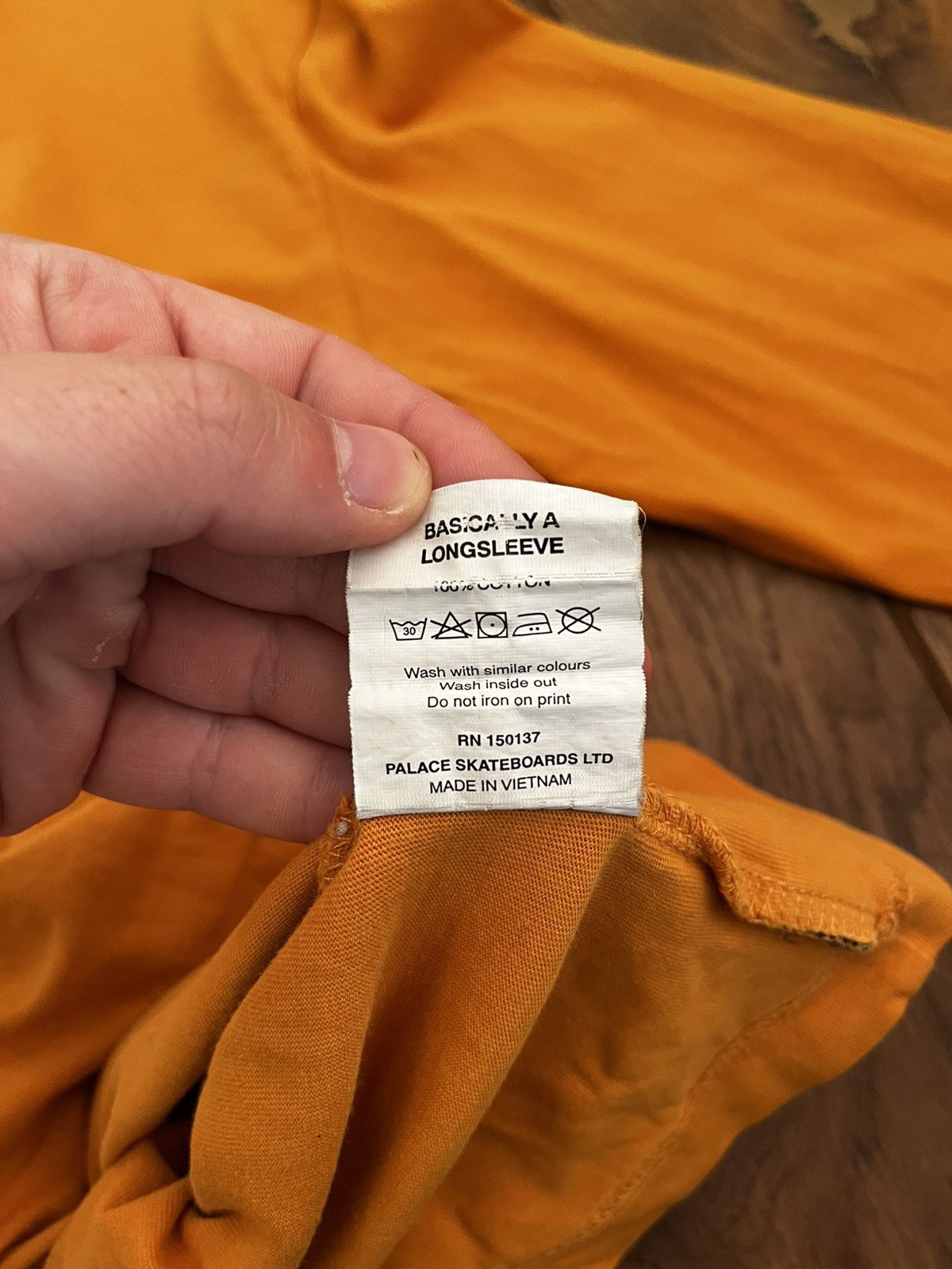 Palace Palace Basically a Longsleeve Orange Size US M / EU 48-50 / 2 - 8 Thumbnail