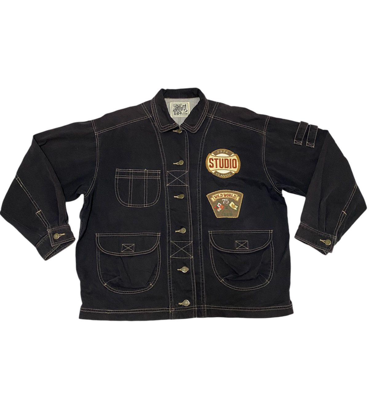 Japanese Brand × Vintage Luce Garment Chore Jacket (C3) Size US XL / EU 56 / 4 - 1 Thumbnail