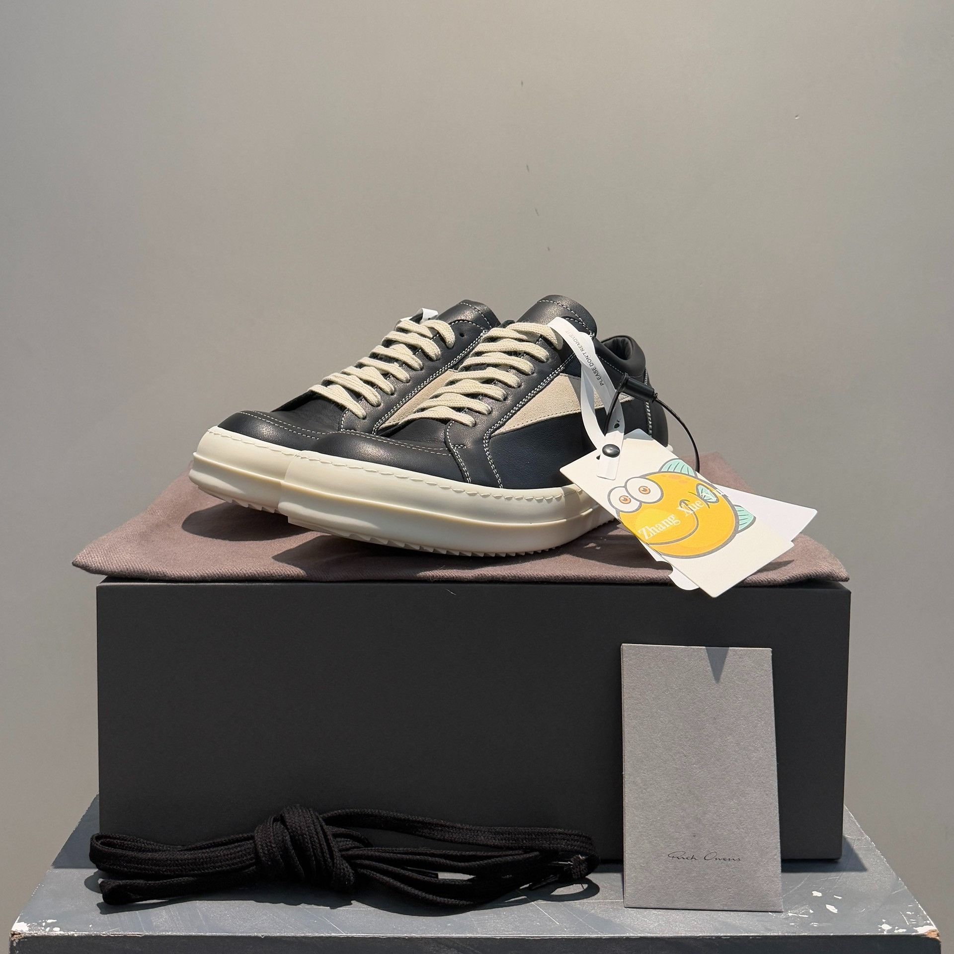 Rick Owens rick owens Mainline black and white cowhide shoes 2501-Next Size US 8 / EU 41 - 1 Thumbnail