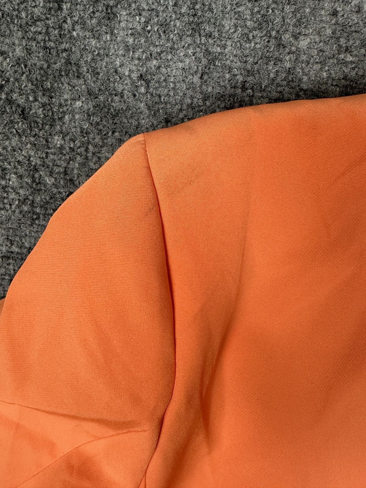 Bardo Bardot Women's Orange Double-Breasted Blazer Jacket Size XS Size XS / US 0-2 / IT 36-38 - 15 Thumbnail