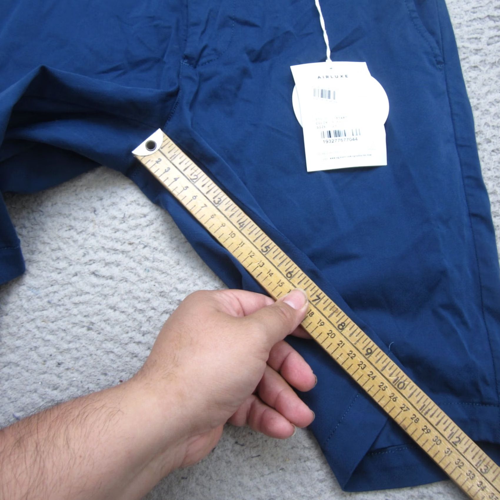 Griffin AG Adriano Goldschmied Shorts Mens 28 Blue Griffin Relaxed Chino Preppy Casual Size US 28 / EU 44 - 7 Thumbnail