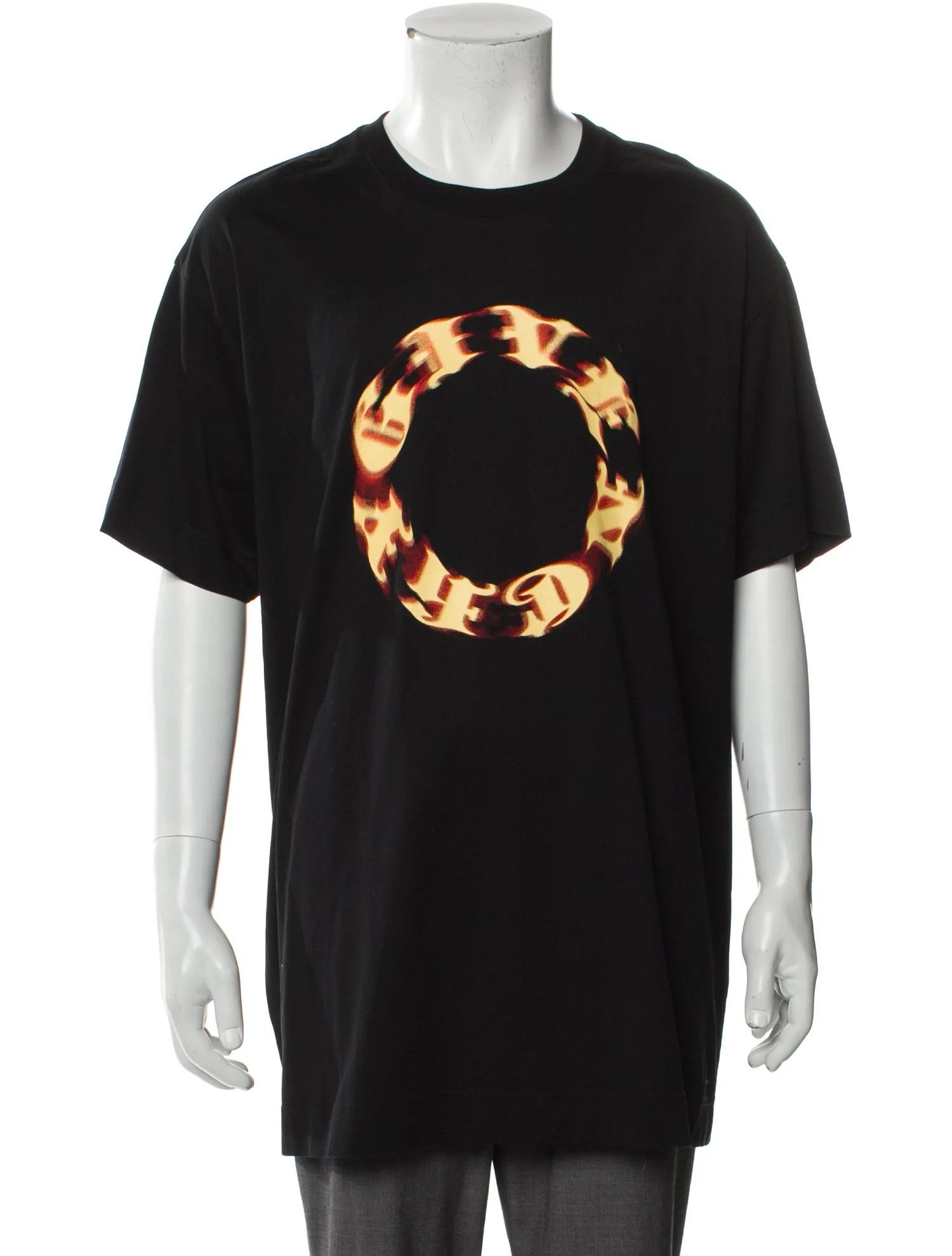 Givenchy o1mle0125 Oversized Fit T-Shirt in Black Size US XXL / EU 58 / 5 - 2 Thumbnail