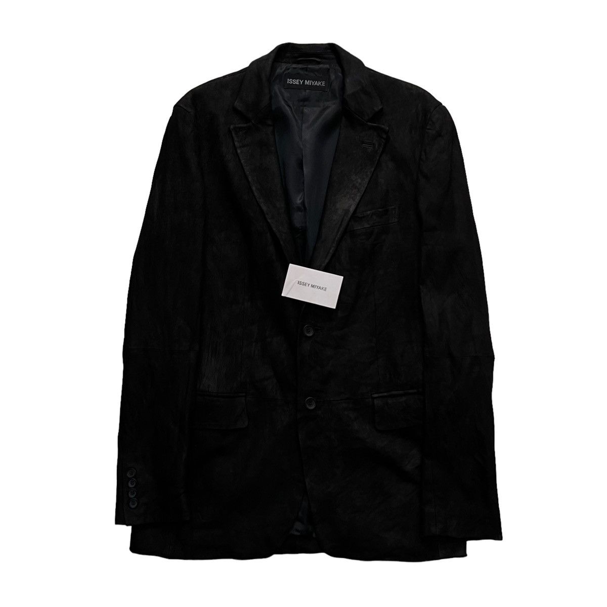 Issey Miyake 🔥VTG ISSEY MIYAKE SHEEPSKIN LEATHER JACKET DOUBLE BREAST Size US M / EU 48-50 / 2 - 1 Thumbnail