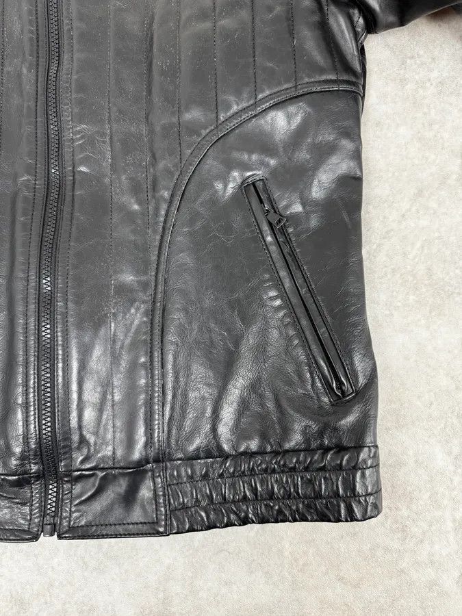 Dolce & Gabbana 2000s Dolce & Gabbana Biker Black Leather Jacket Size US M / EU 48-50 / 2 - 8 Thumbnail