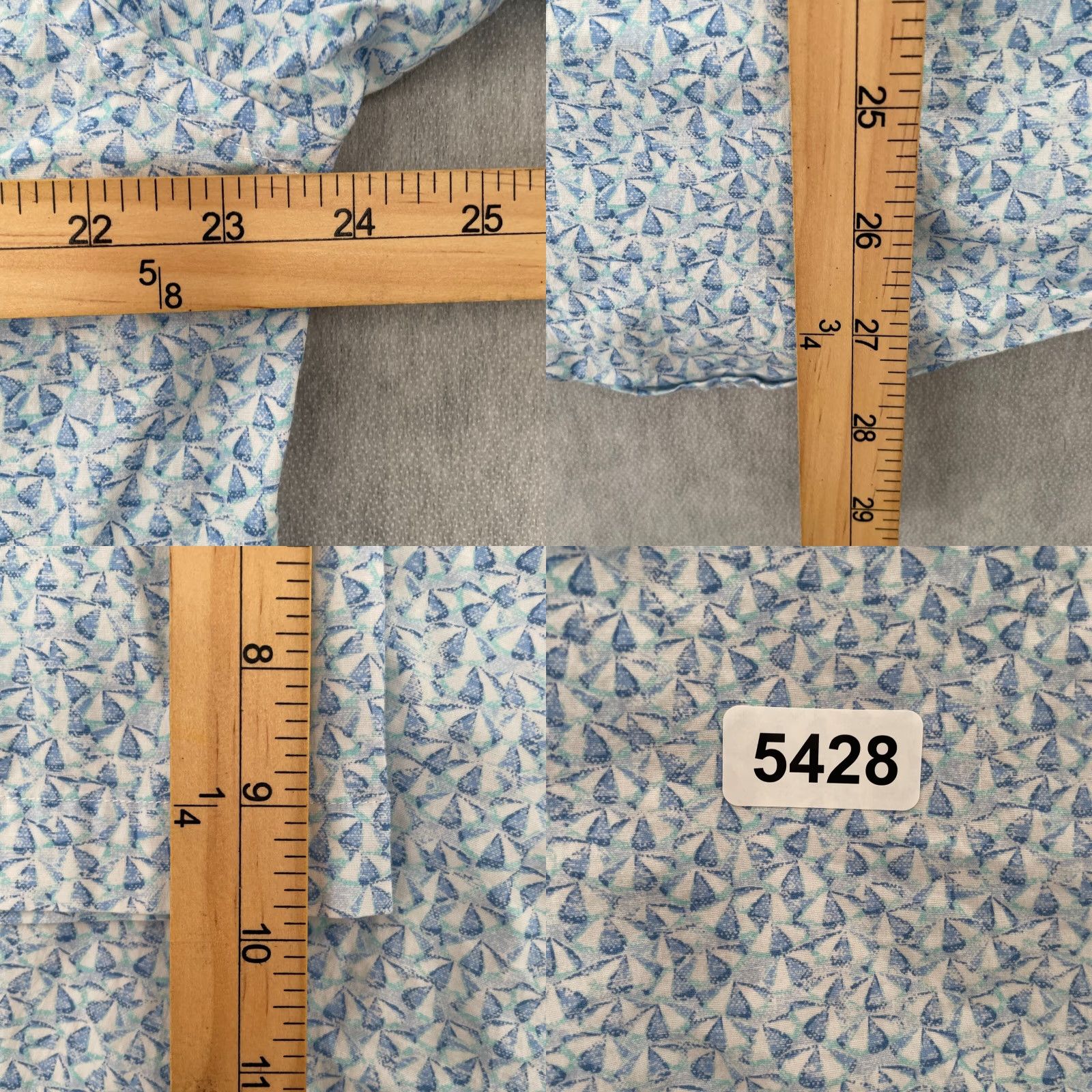 Peter Millar Peter Millar Button-Up Shirt Adult XL Blue Short Sleeve Umbrella Casual Men Size US XL / EU 56 / 4 - 8 Thumbnail