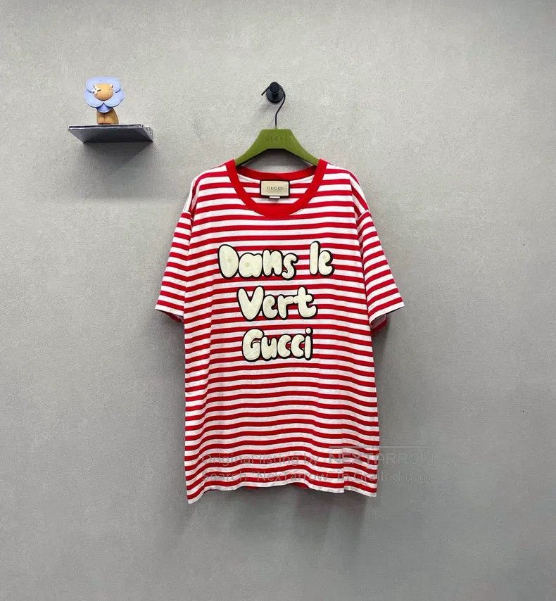 Gucci Gucci New Year's Series Letter Logo Printed Striped Round- Size US L / EU 52-54 / 3 - 1 Thumbnail