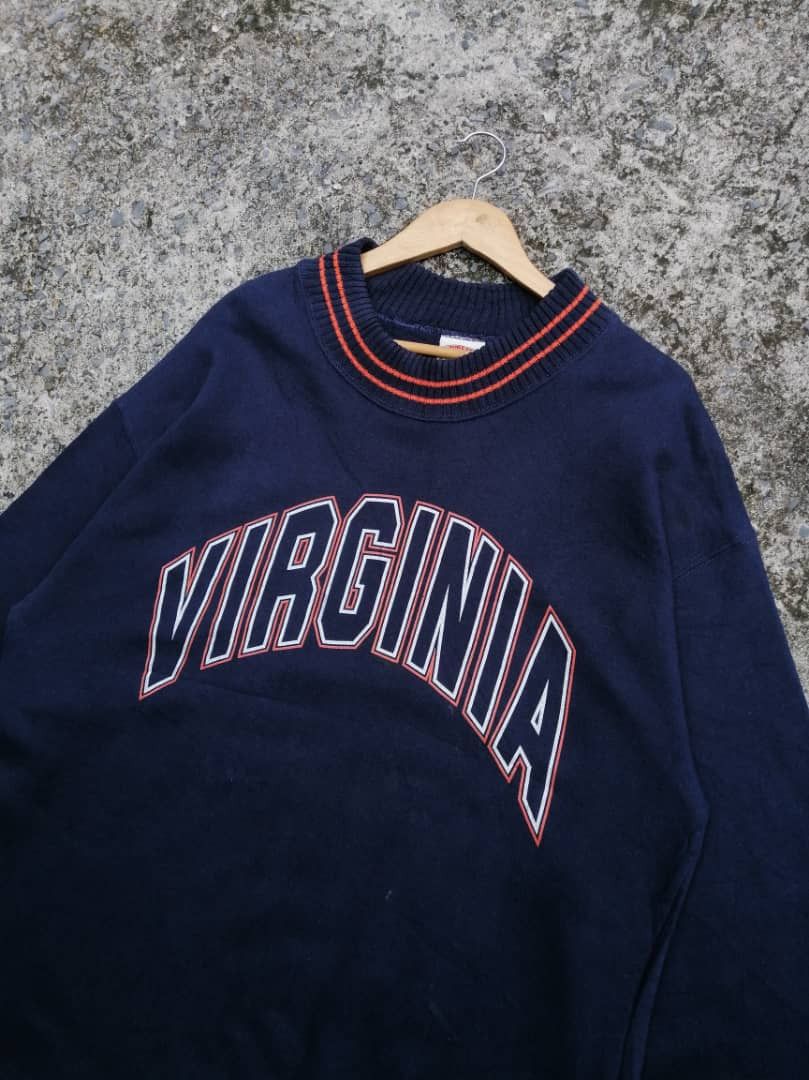 Nutmeg × Vintage Vintage Nutmeg Mills Virginia Spellout Sweatshirt Size US L / EU 52-54 / 3 - 2 Thumbnail