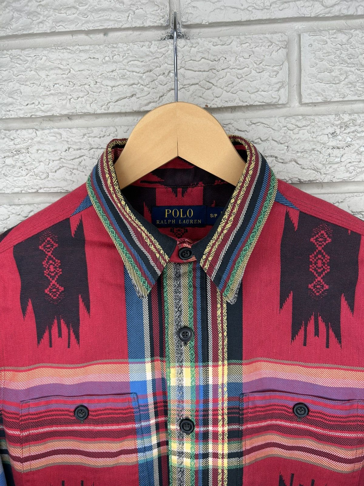 Polo Ralph Lauren Polo Ralph Lauren Travis Scott Aztec Button Up Size US S / EU 44-46 / 1 - 6 Thumbnail