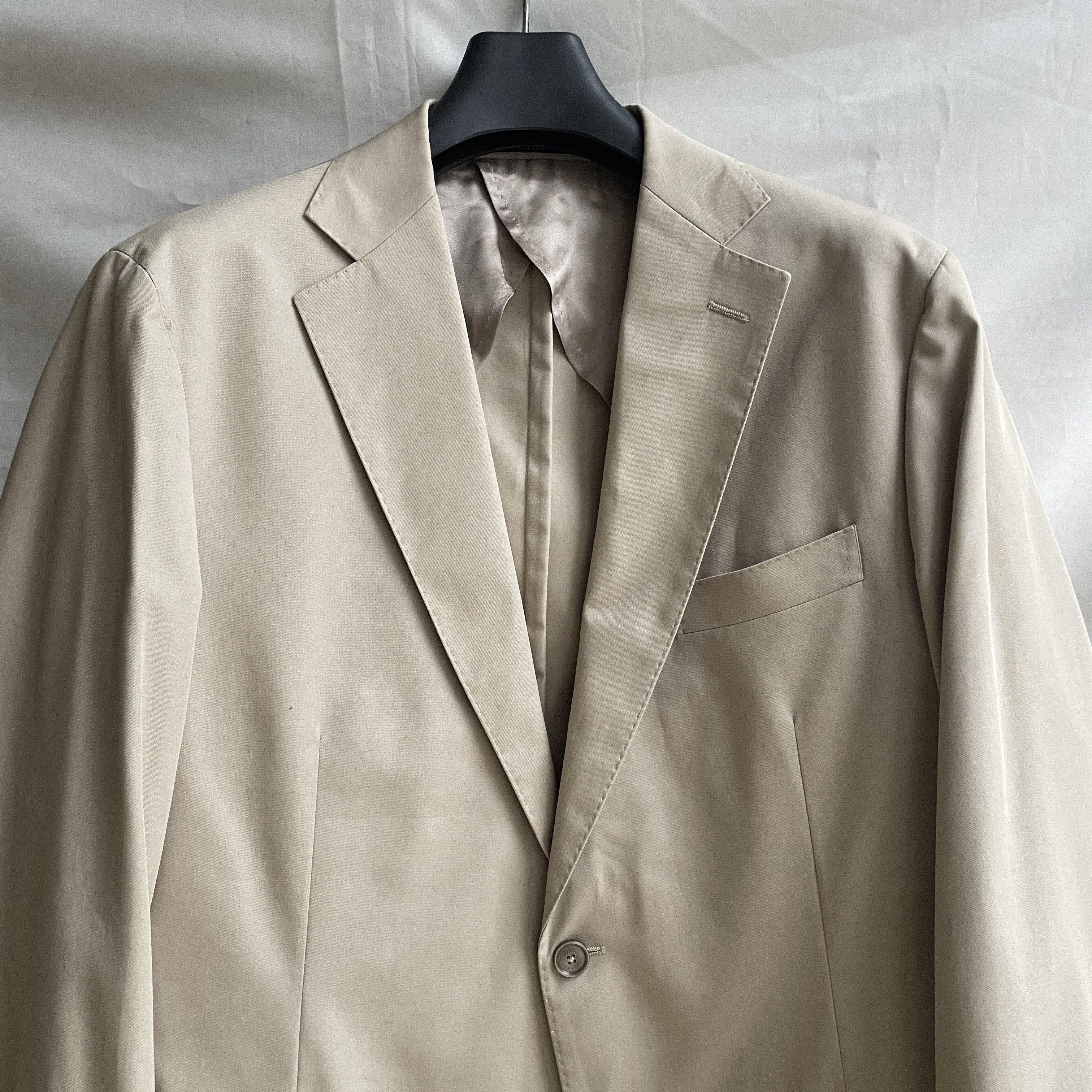 Boggi Boggi Milano Unlined Cotton Regular Fit Blazer Size EUR 56 Size 46R - 4 Thumbnail