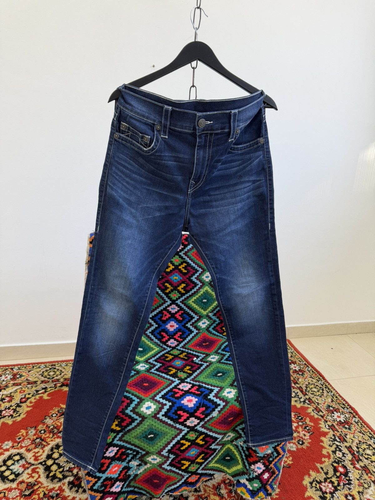 True Religion Vintage Streetwear True Religion Y2K Slim Fit Jeans Hype Size US 28 / EU 44 - 7 Thumbnail