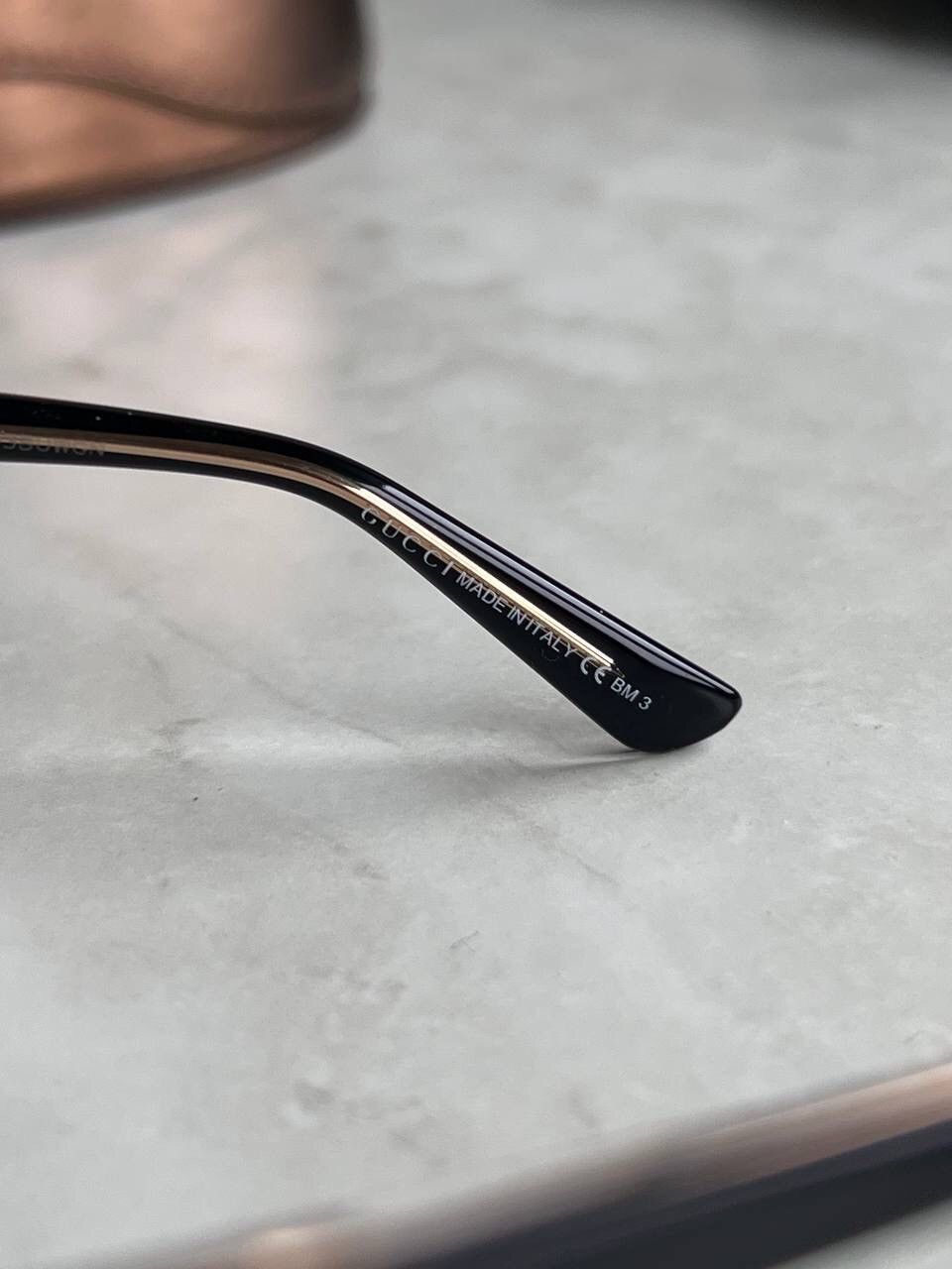 Vintage Gucci Sunglasses Vintage Eyewear's GG3820/S GG Logo Golden Size ONE SIZE - 8 Thumbnail