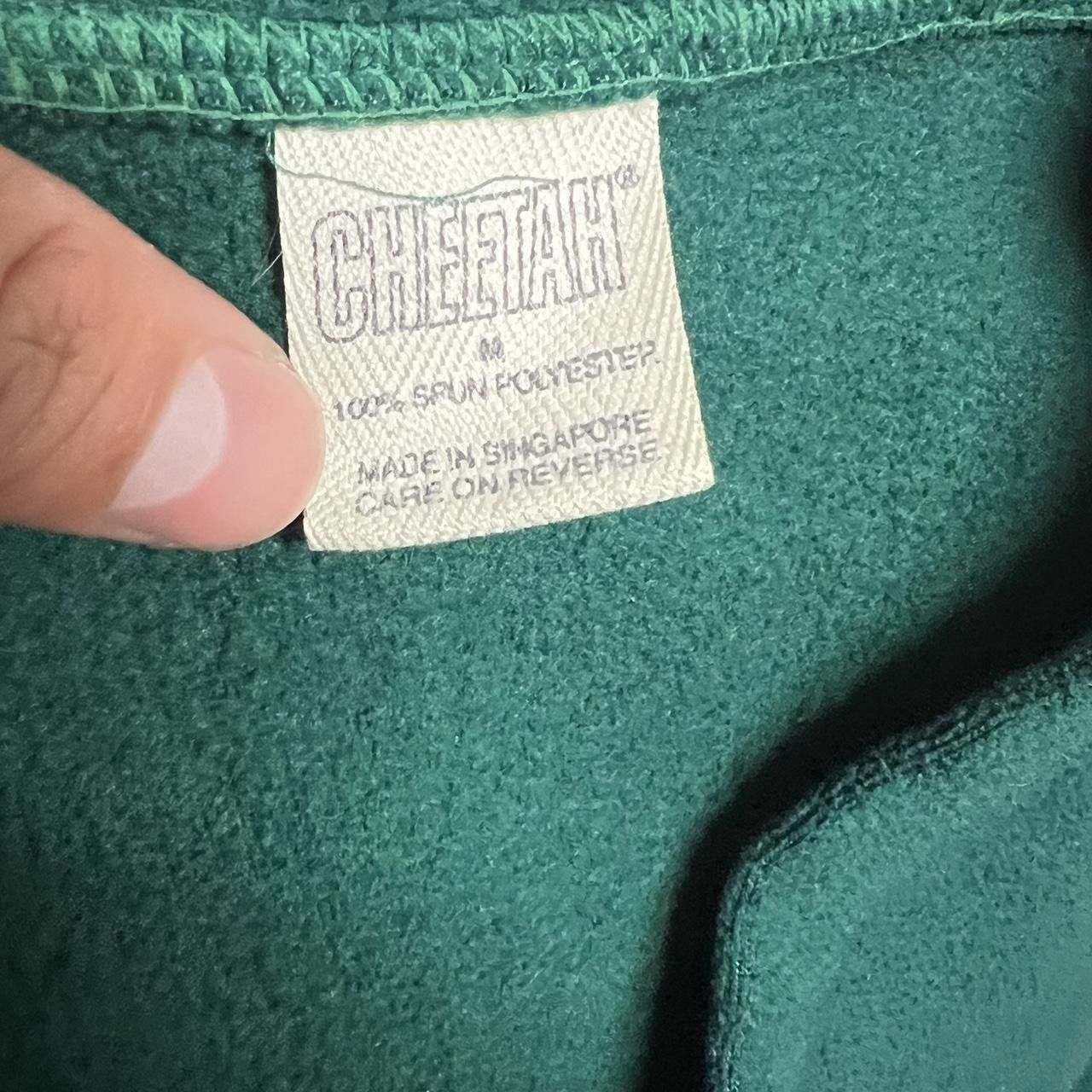 Other Vintage Cheetah Fleece Blank V Neck Sweatshirt Size US M / EU 48-50 / 2 - 5 Thumbnail