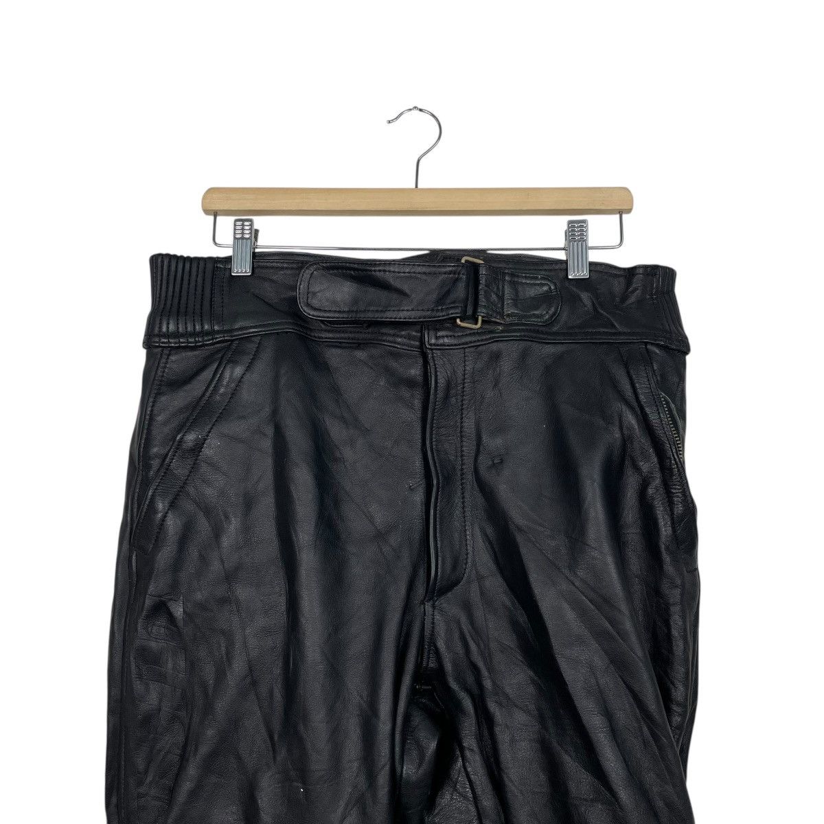 Japanese Brand Corin Motors Motorcycle CE Armored Leather Pant Size US 34 / EU 50 - 2 Thumbnail
