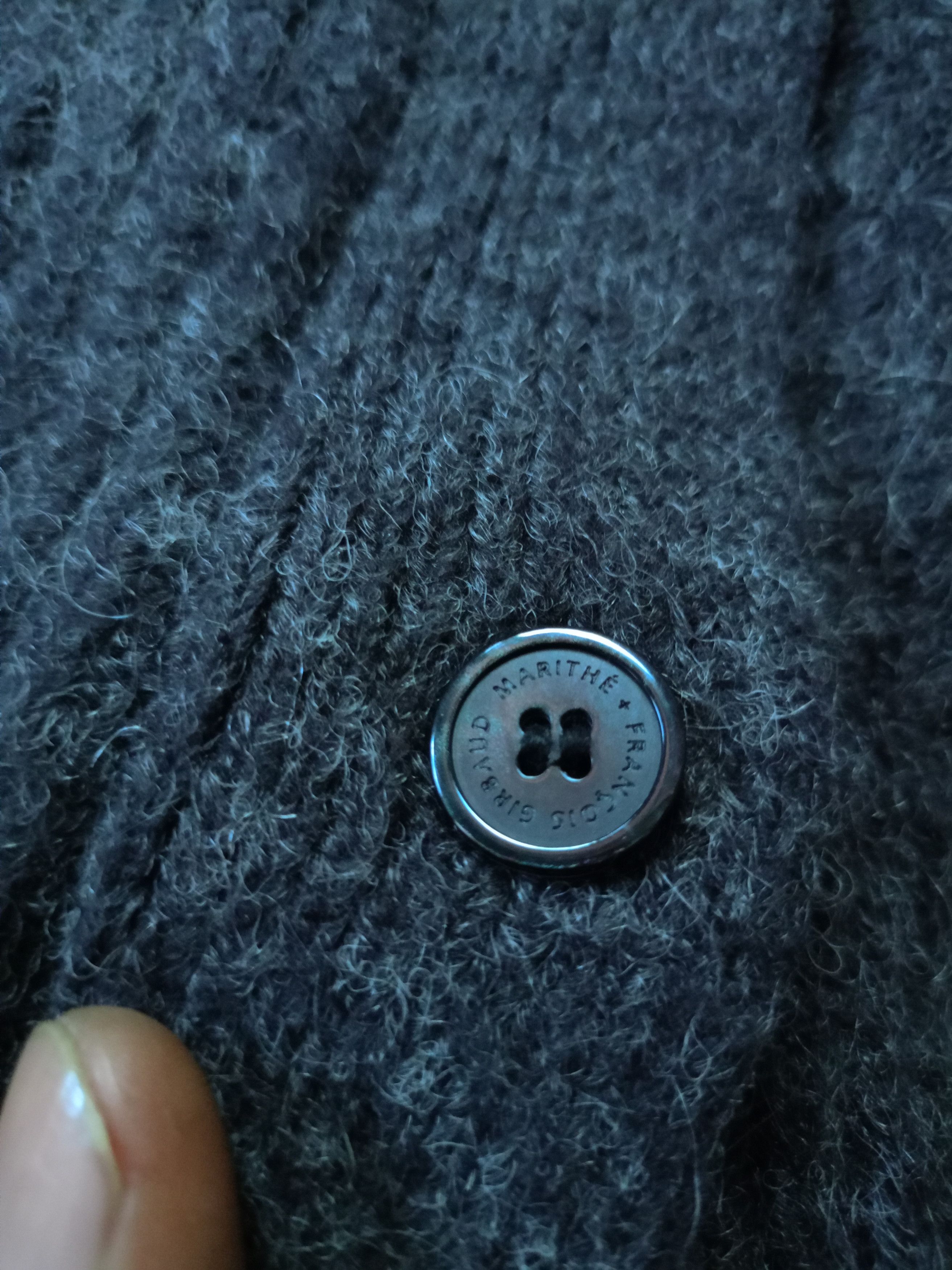 Marithe + Francois Girbaud Marithe Francois Gibround Mohair knit Cardigan Size US L / EU 52-54 / 3 - 4 Thumbnail