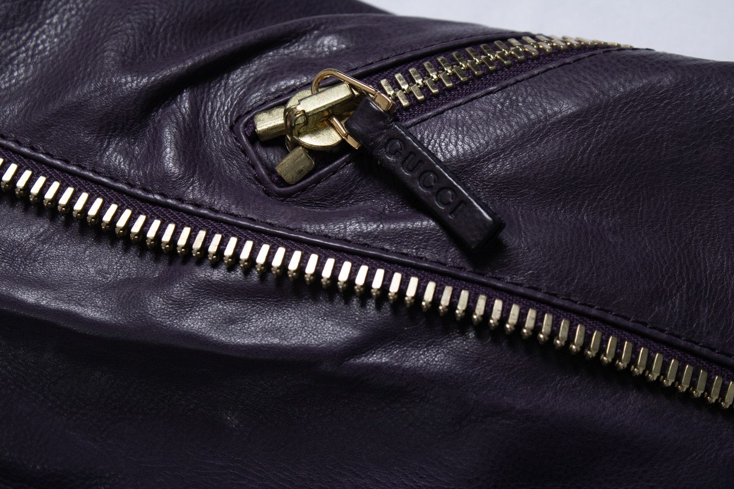 Gucci Gucci, Purple leather biker jacket Size XS / US 0-2 / IT 36-38 - 8 Thumbnail