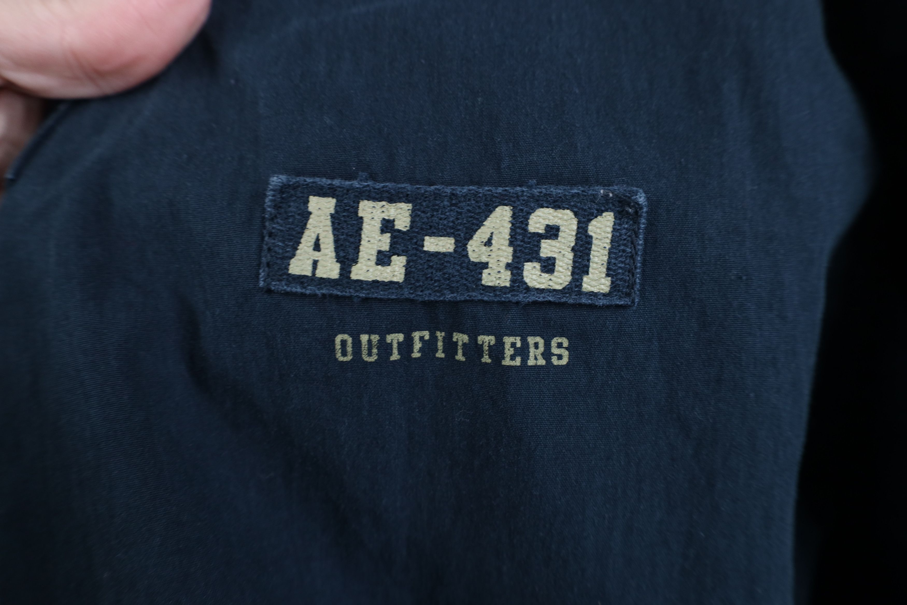 American Eagle Outfitters Vintage Y2K American Eagle Outfitters Military Hooded Jacket Size US L / EU 52-54 / 3 - 4 Thumbnail