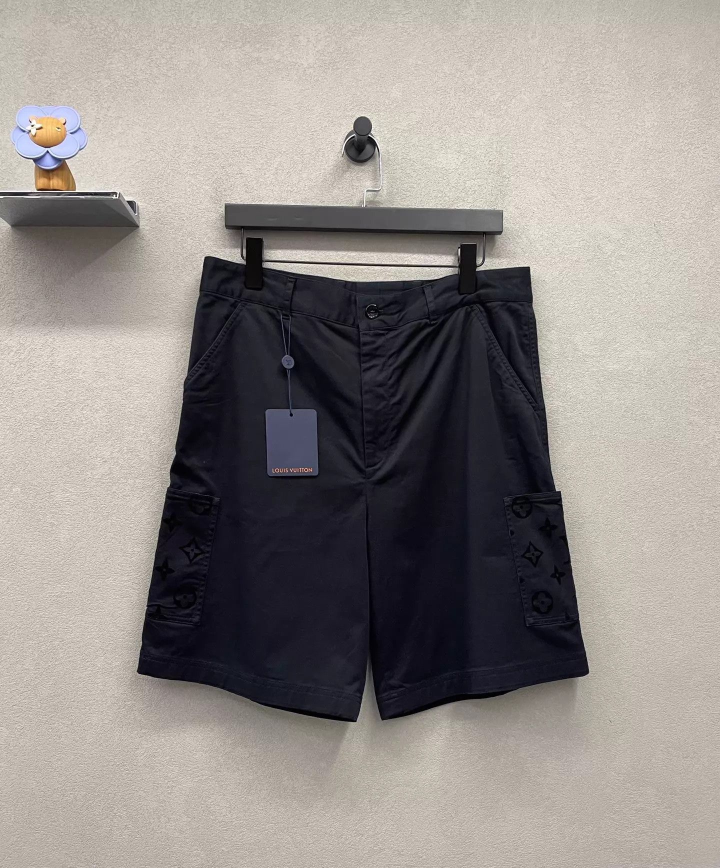 Louis Vuitton Lv Flocked Black Shorts Size 50 Size US 34 / EU 50 - 1 Thumbnail