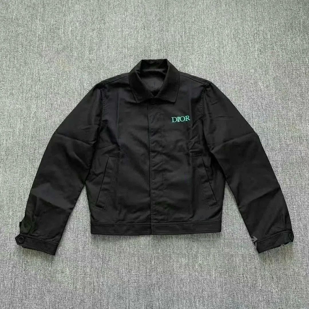 Dior dior black embroidered jacket for valentine's day. Size L / US 10 / IT 46 - 1 Thumbnail