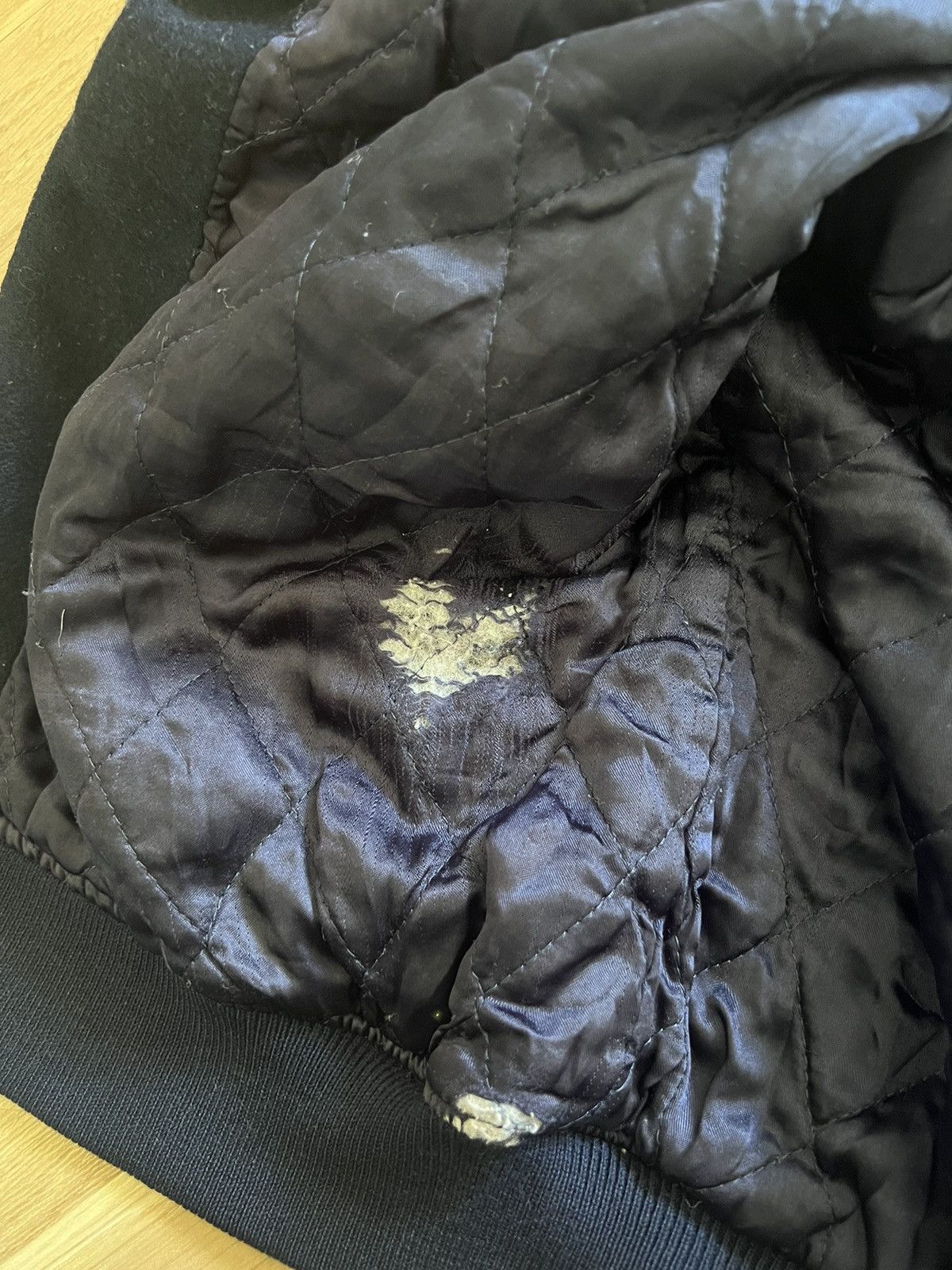 Vintage Vintage rare best montana varsity leather bomber 90s archive Size US M / EU 48-50 / 2 - 10 Thumbnail