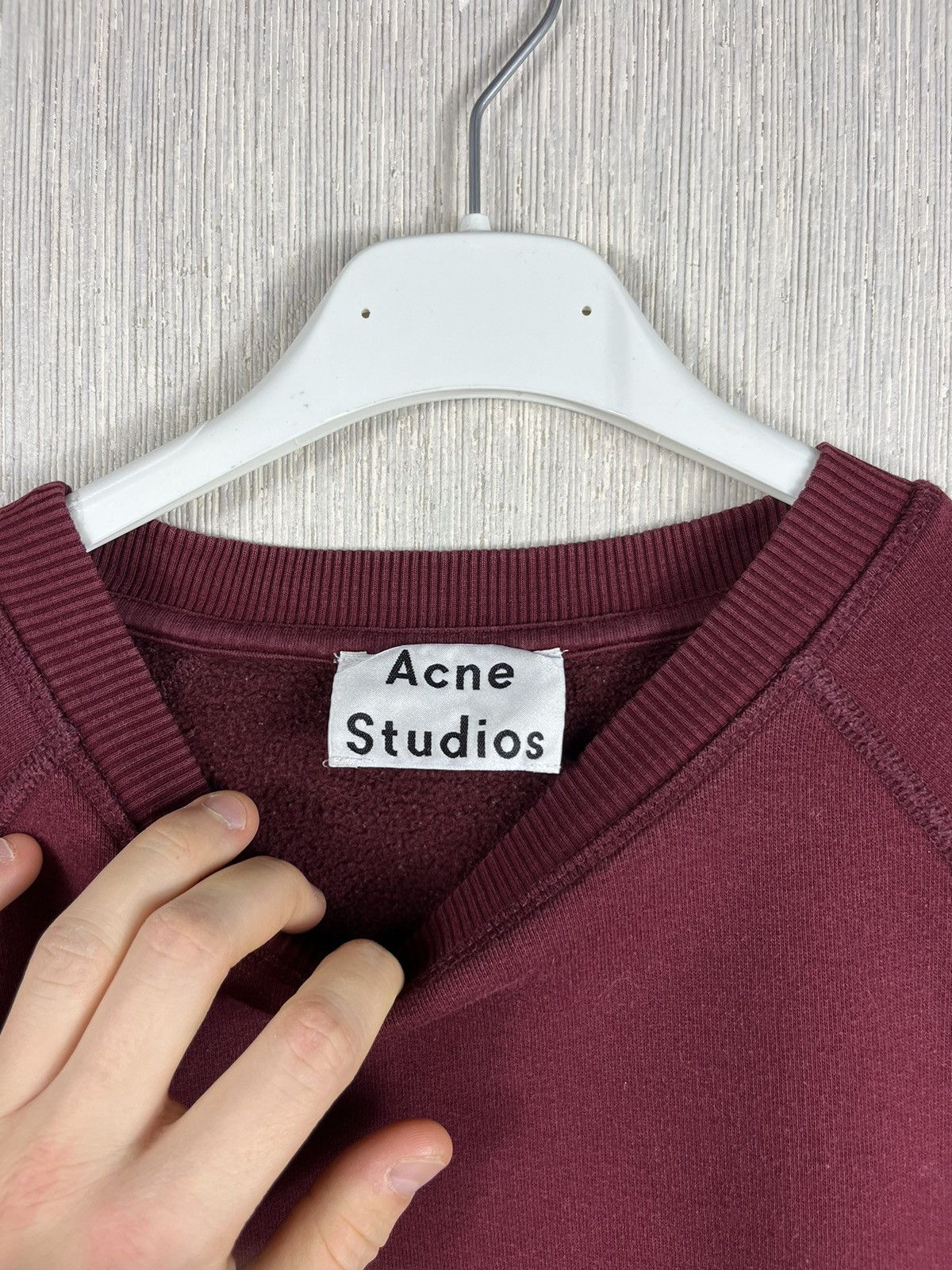 Acne Studios Acne Studios Nikoleta FL PSS15 basic sweatshirt with pockets Size US XS / EU 42 / 0 - 12 Thumbnail