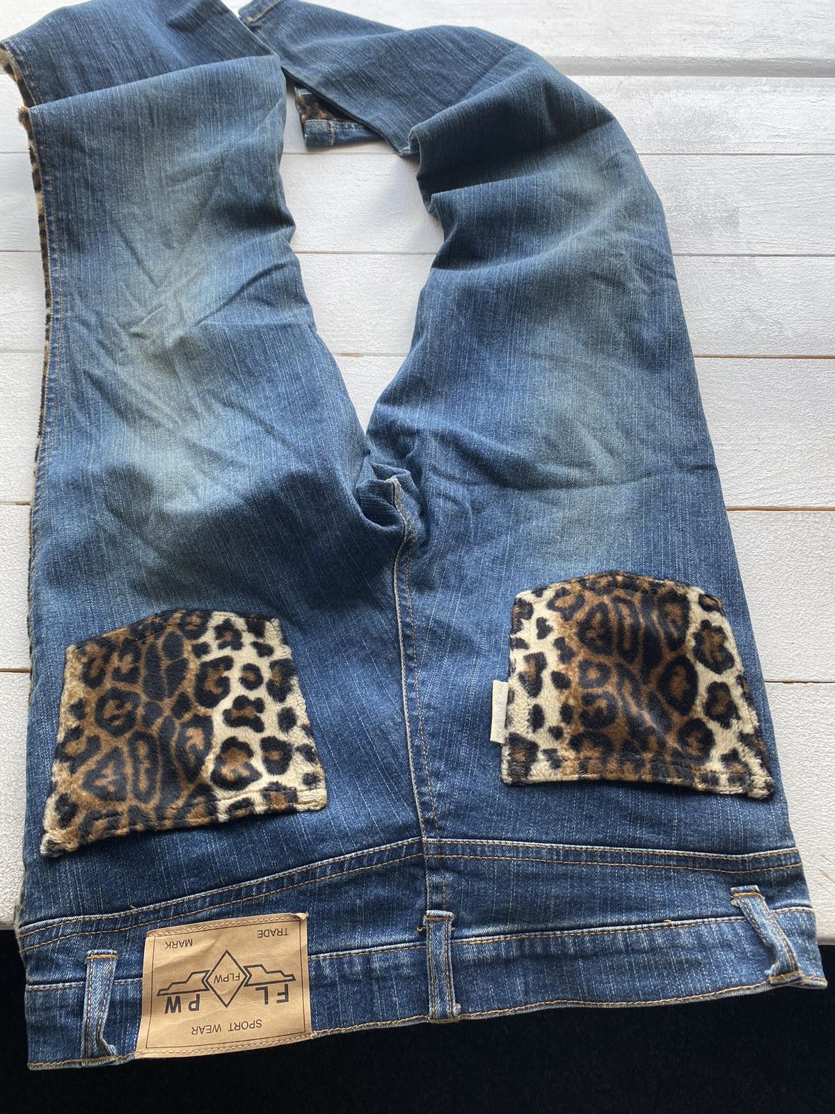 Japanese Brand × Vintage 🔥Gothic Punk Opium Emo Flared Bootcut Jeans 30 BELL RARE Size 30" / US 8 / IT 44 - 7 Thumbnail