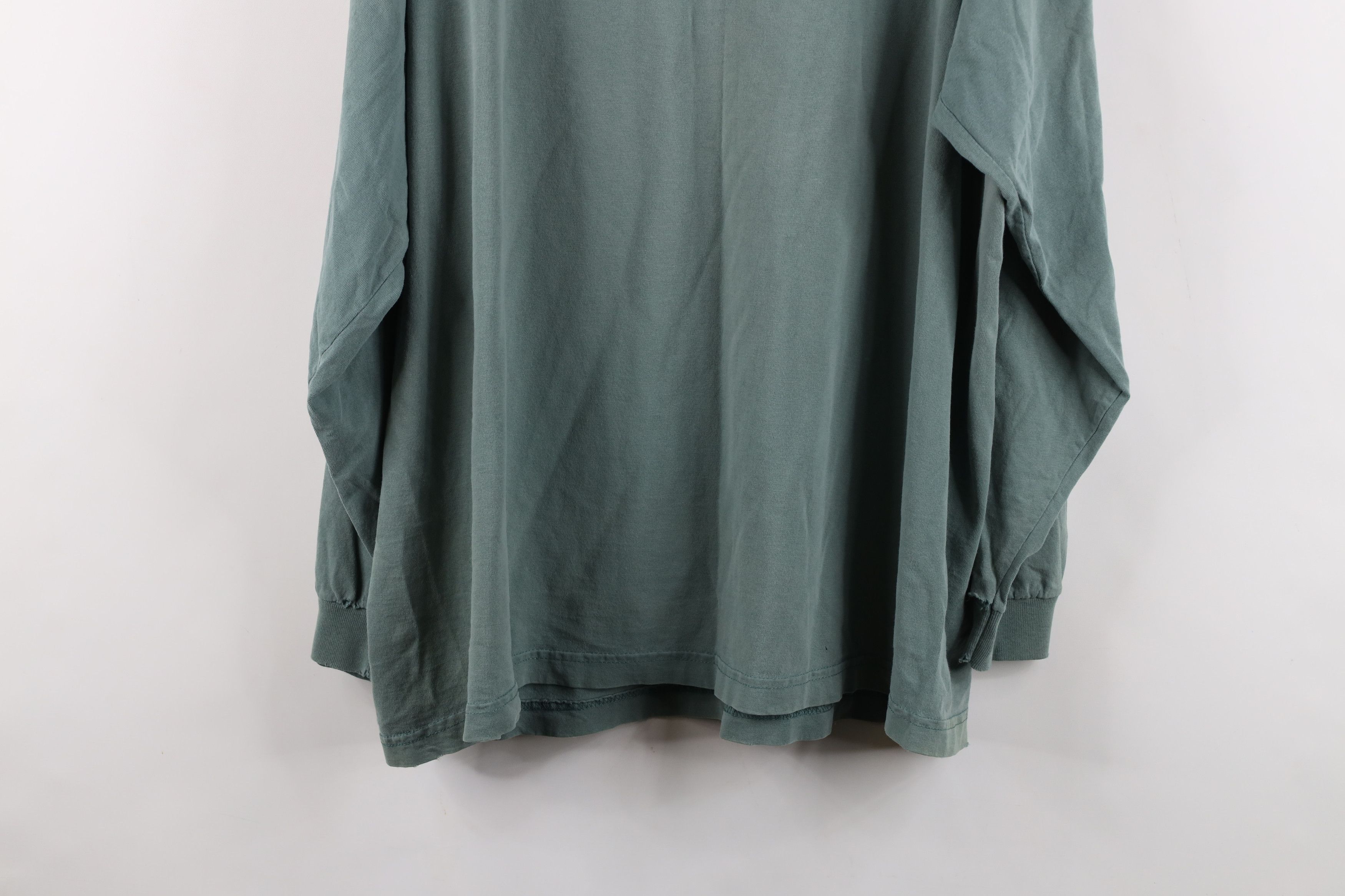 Cabelas Vintage 90s Cabelas Spell Elk Mock Neck Long Sleeve T-Shirt Size US XL / EU 56 / 4 - 16 Thumbnail