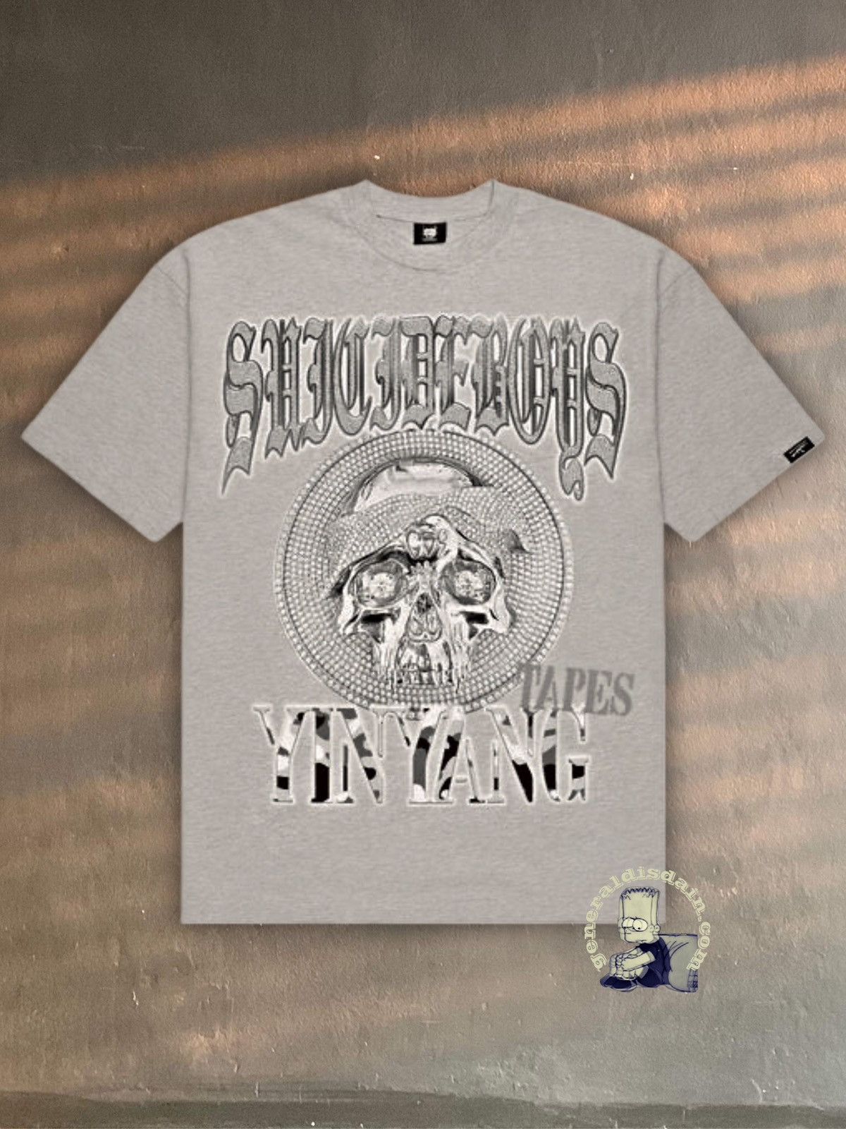 Pouya & uicideboy Merch uicideboy x G59 BLING BLING TEE BL*NGBL*NG