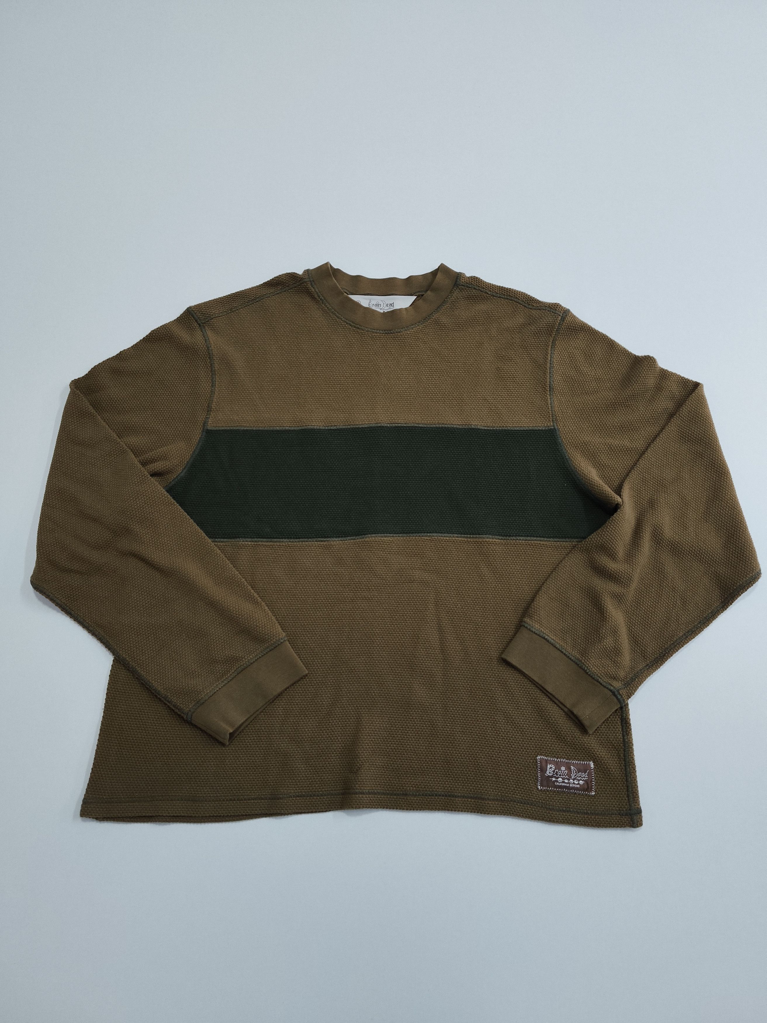 Brain Dead Brain Dead "Thermal Long Sleeve" Size US XL / EU 56 / 4 - 1 Thumbnail