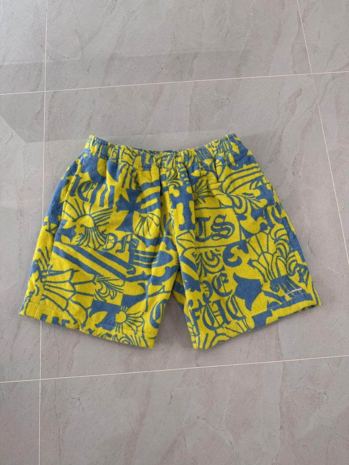 Chrome Hearts Chrome Hearts Yellow Towel Shorts Sz.L Size US 36 / EU 52 - 1 Thumbnail