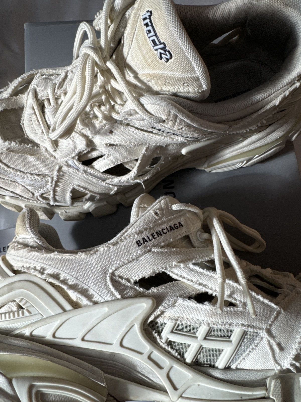 Balenciaga Balenciaga Track 2 Eggshell Size US 11 / EU 44 - 4 Thumbnail