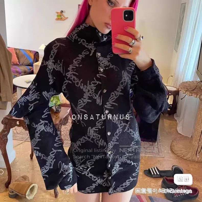 Vivienne Westwood Vivienne Westwood Graffiti Witch Pullover Dress with Defor Size M / US 6-8 / IT 42-44 - 3 Thumbnail