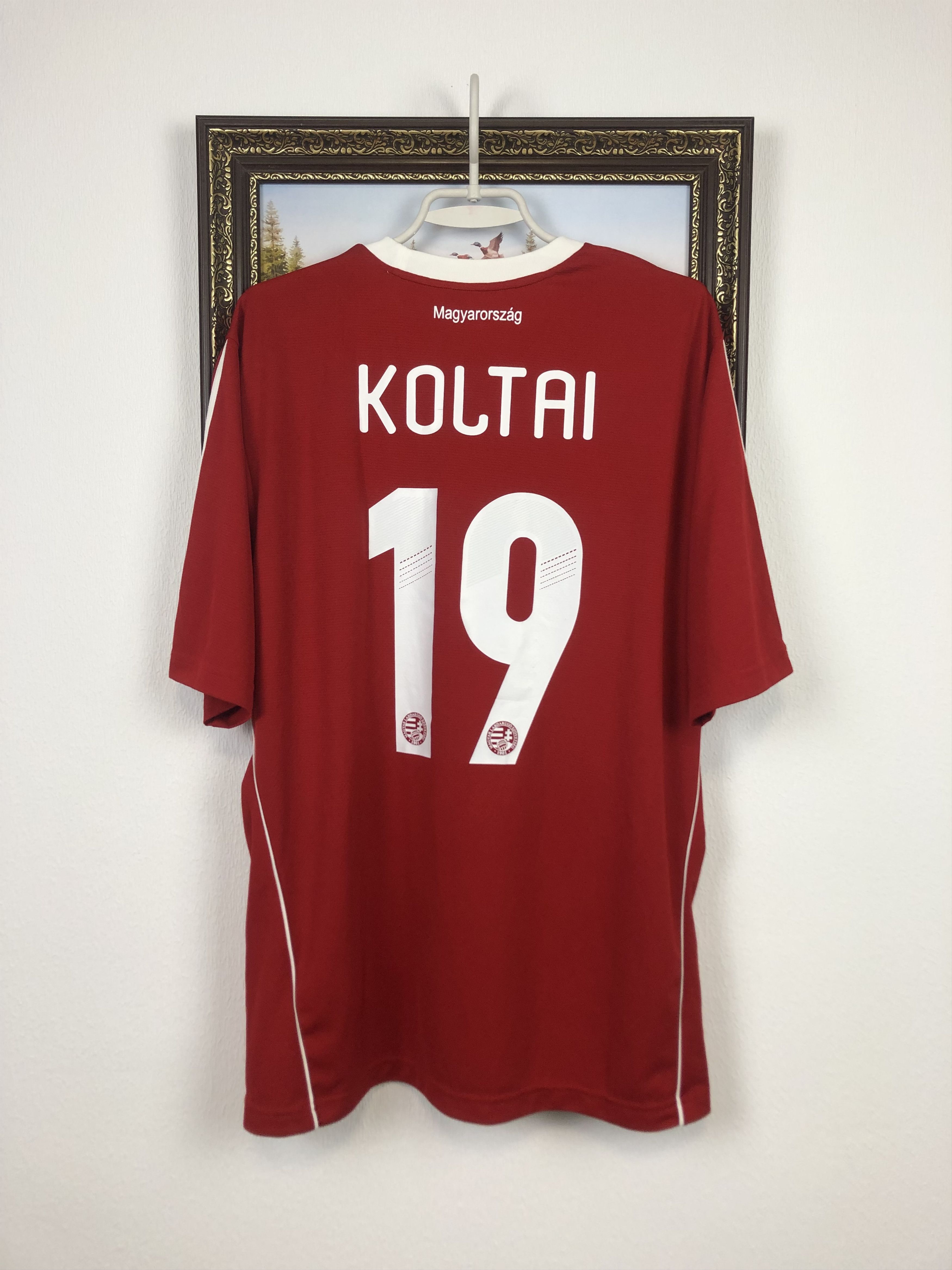 Adidas Hungary football shirt 2012 #19 Koltai Jersey New Rare Size US XL / EU 56 / 4 - 1 Thumbnail