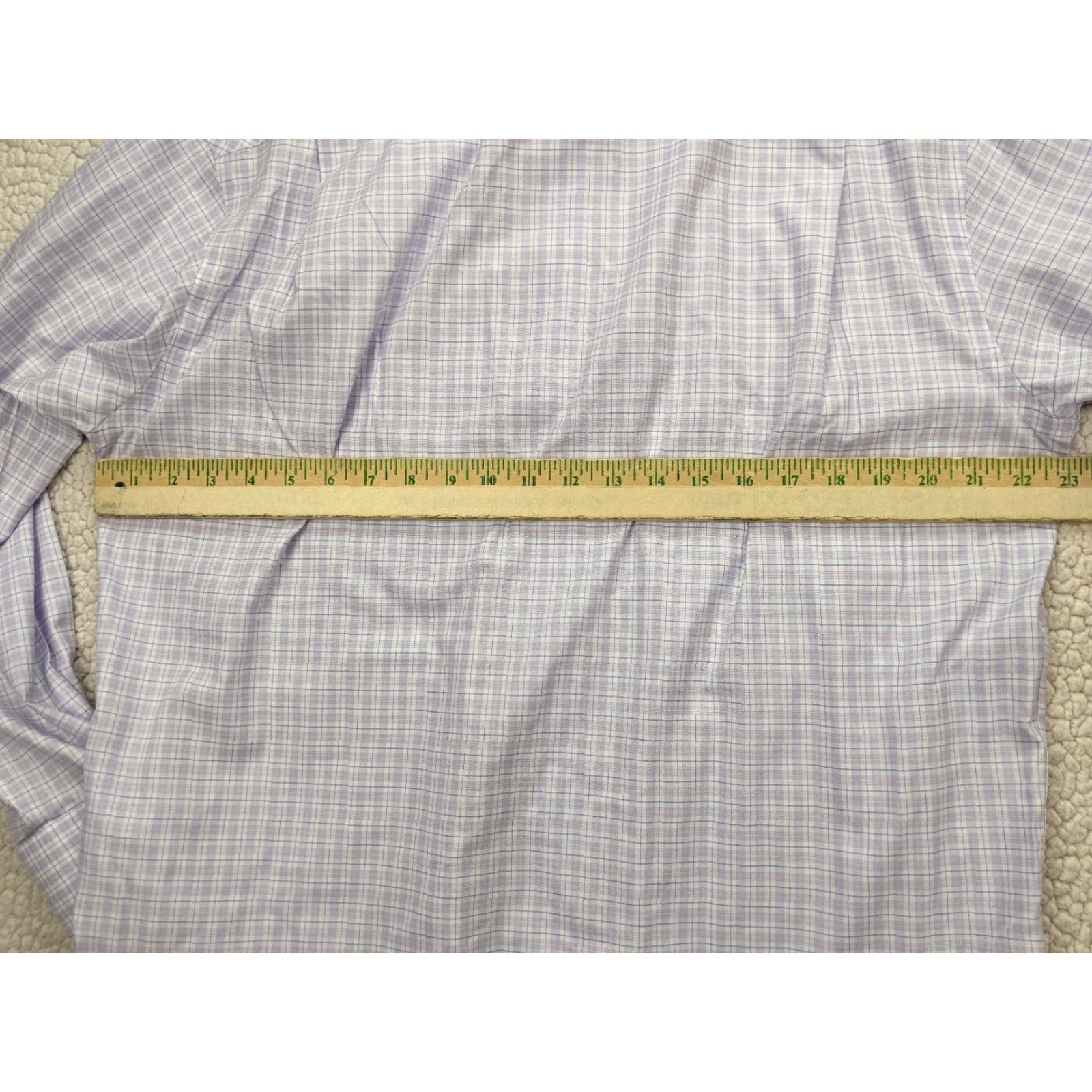 Jos. A. Bank JoS A Bank Reserve Purple Check Button Shirt Mens L 16 Egyptian Cotton No Wrinkle Shirt Size US L / EU 52-54 / 3 - 7 Thumbnail