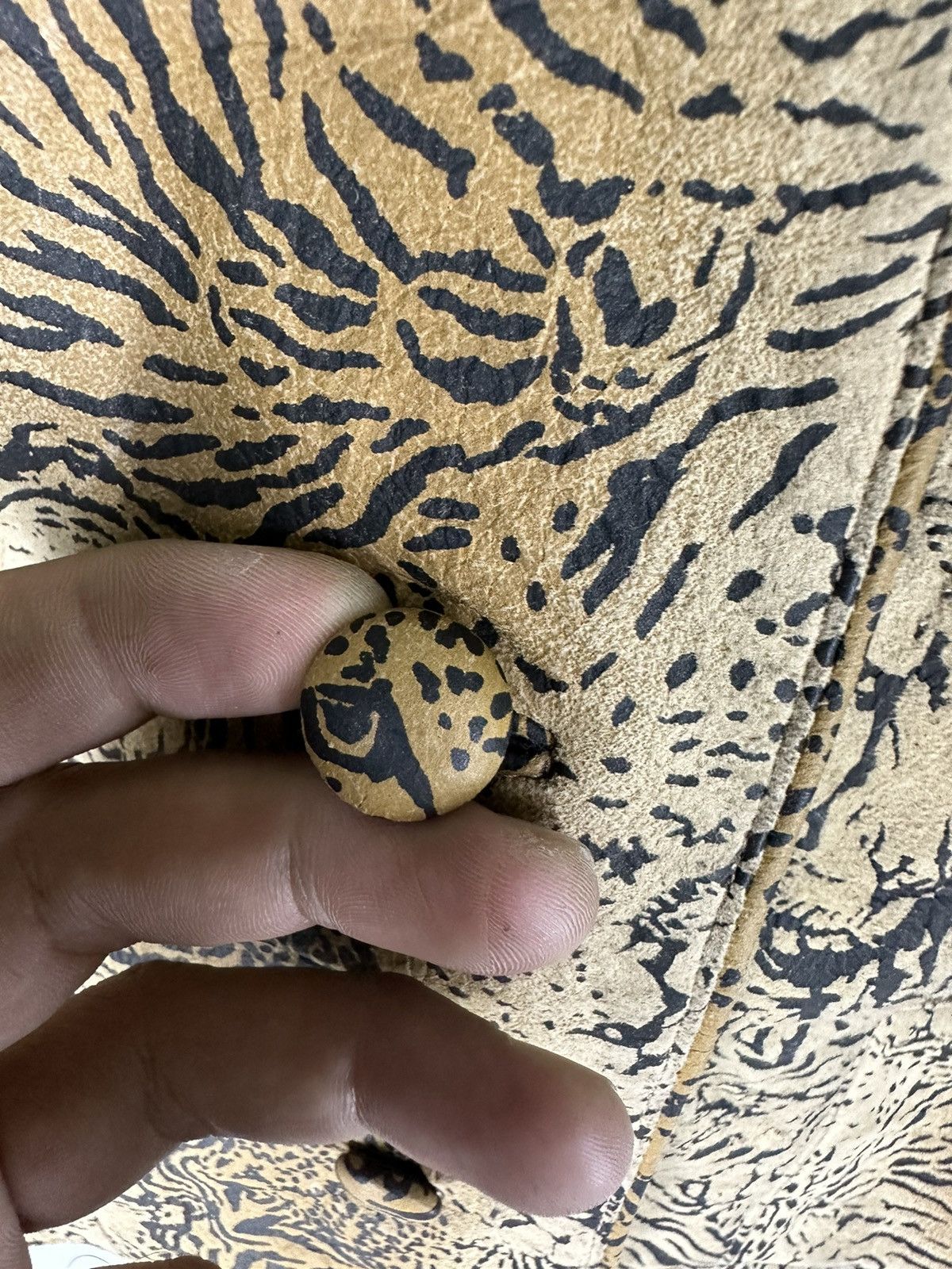 Leonard Paris Steals Vintage All Overprint Tiger Leopard Graphic Jacket Size L / US 10 / IT 46 - 4 Thumbnail