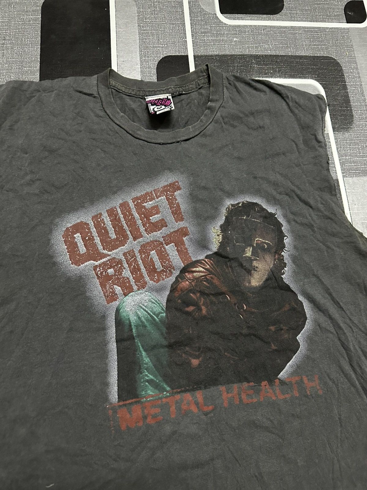 Band Tees × Vintage Vintage Quiet Riot Metal Health Sleeveless Shirt Size M Size US M / EU 48-50 / 2 - 2 Thumbnail