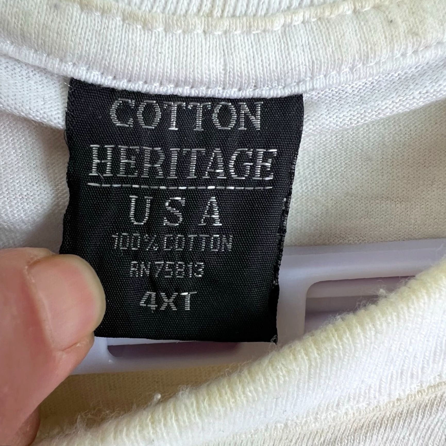 Vintage VINTAGE Cotton Heritage T-Shirt Men Big & Tall White 4XL Puff Puff Pass 90s Distressed Camouflage Cotton Heritage Tag Shirt Mens Size US XXL / EU 58 / 5 - 5 Thumbnail
