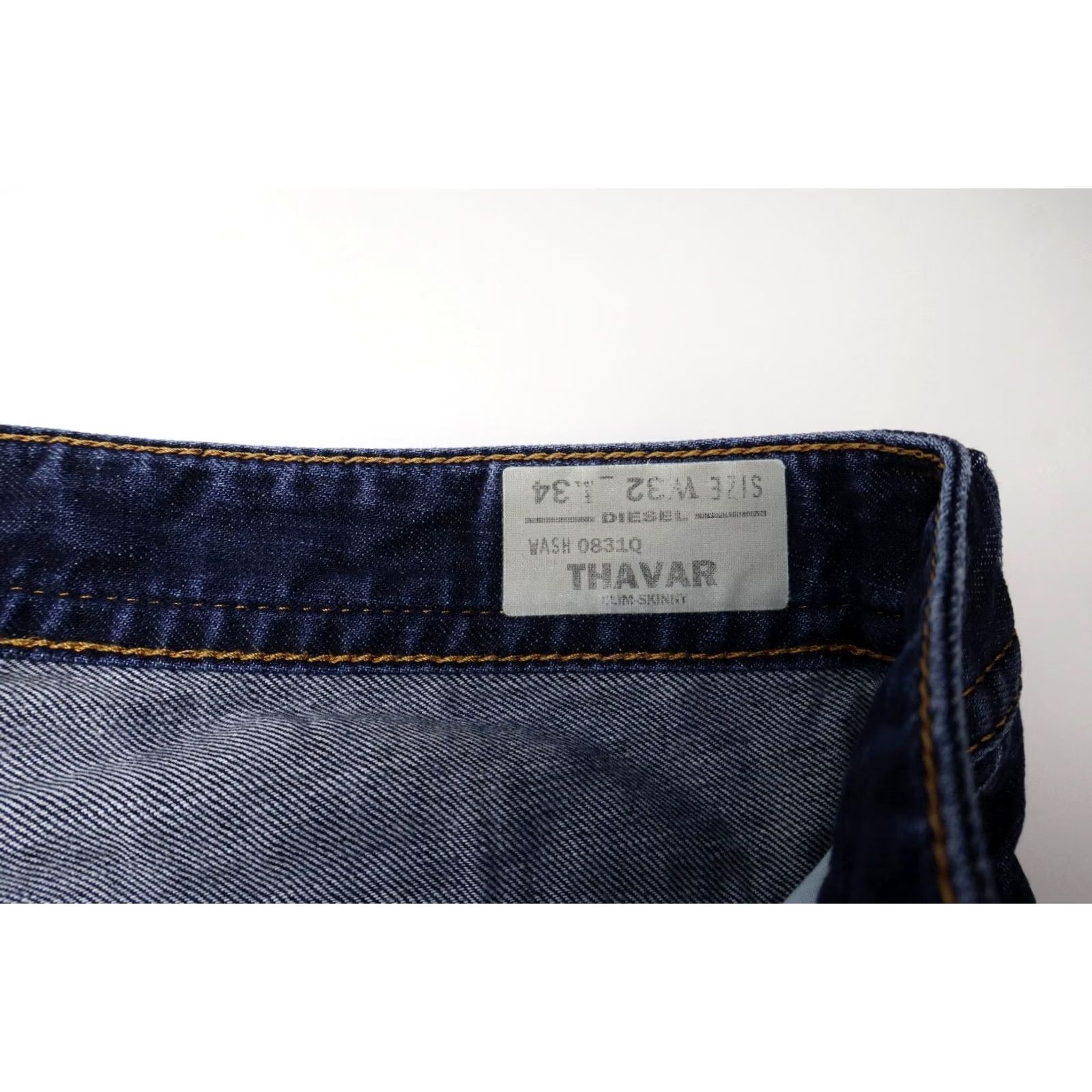 Diesel DIESEL Jeans Thavar Slim-Skinny 0831Q Fade Effect Zip Fly Men's W32/L34 Size US 32 / EU 48 - 6 Thumbnail