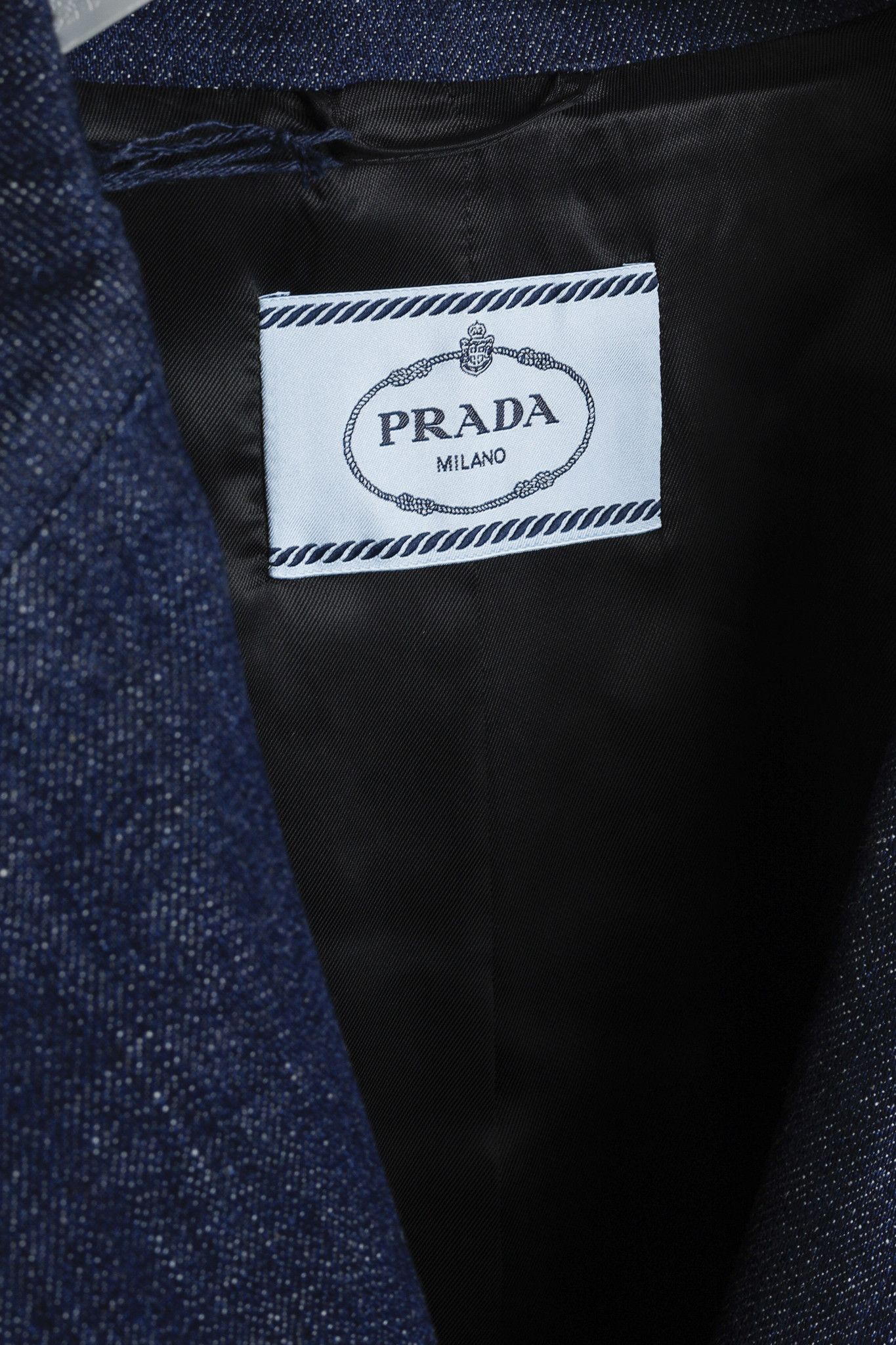 Prada Prada 2020 Runway Denim Fringe Blazer Size M / US 6-8 / IT 42-44 - 4 Thumbnail